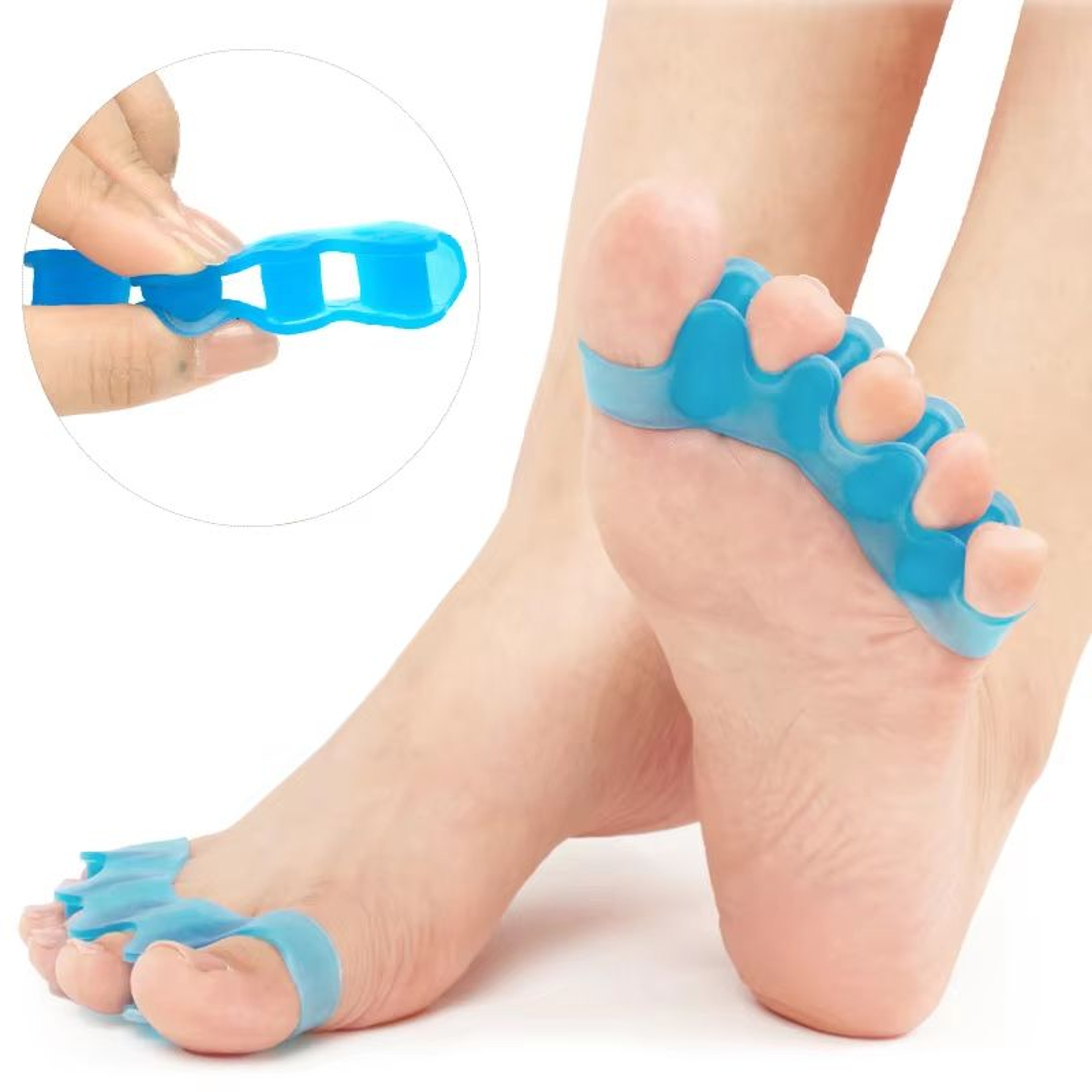 AlignEase Silicone Toe Separator For Bunion Relief  Toe Straightening 0