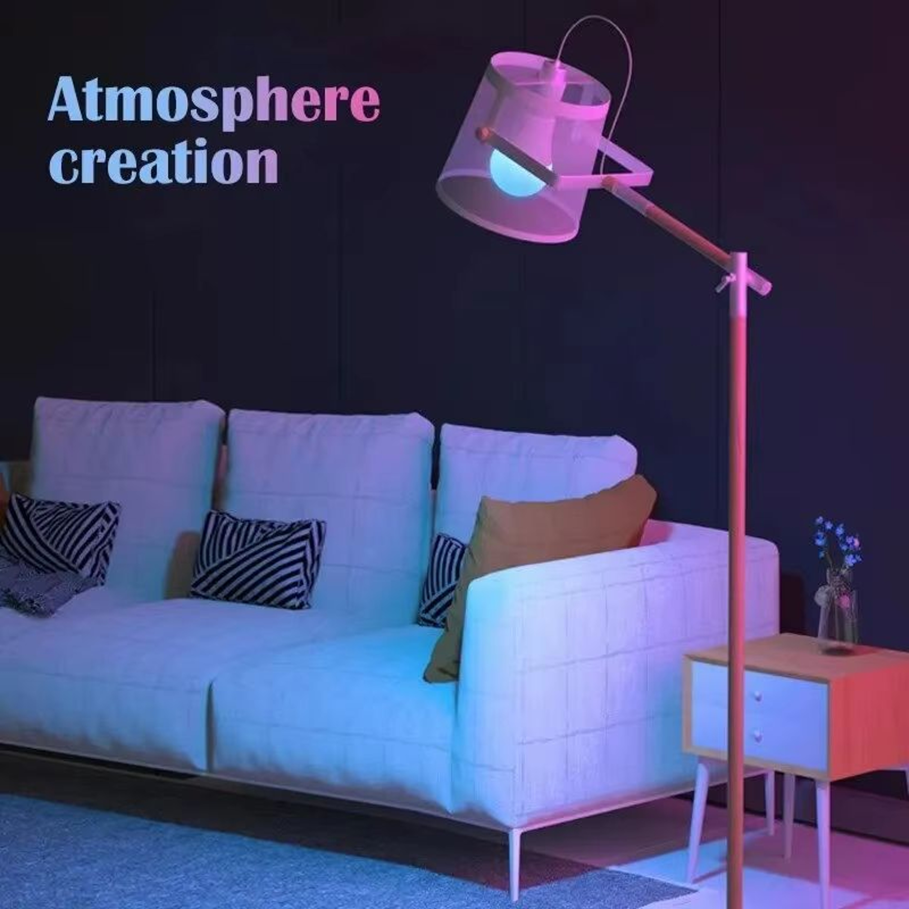 16 Color RGB LED Light Bulb With Remote Control For Mood Lighting And Home Decor 1