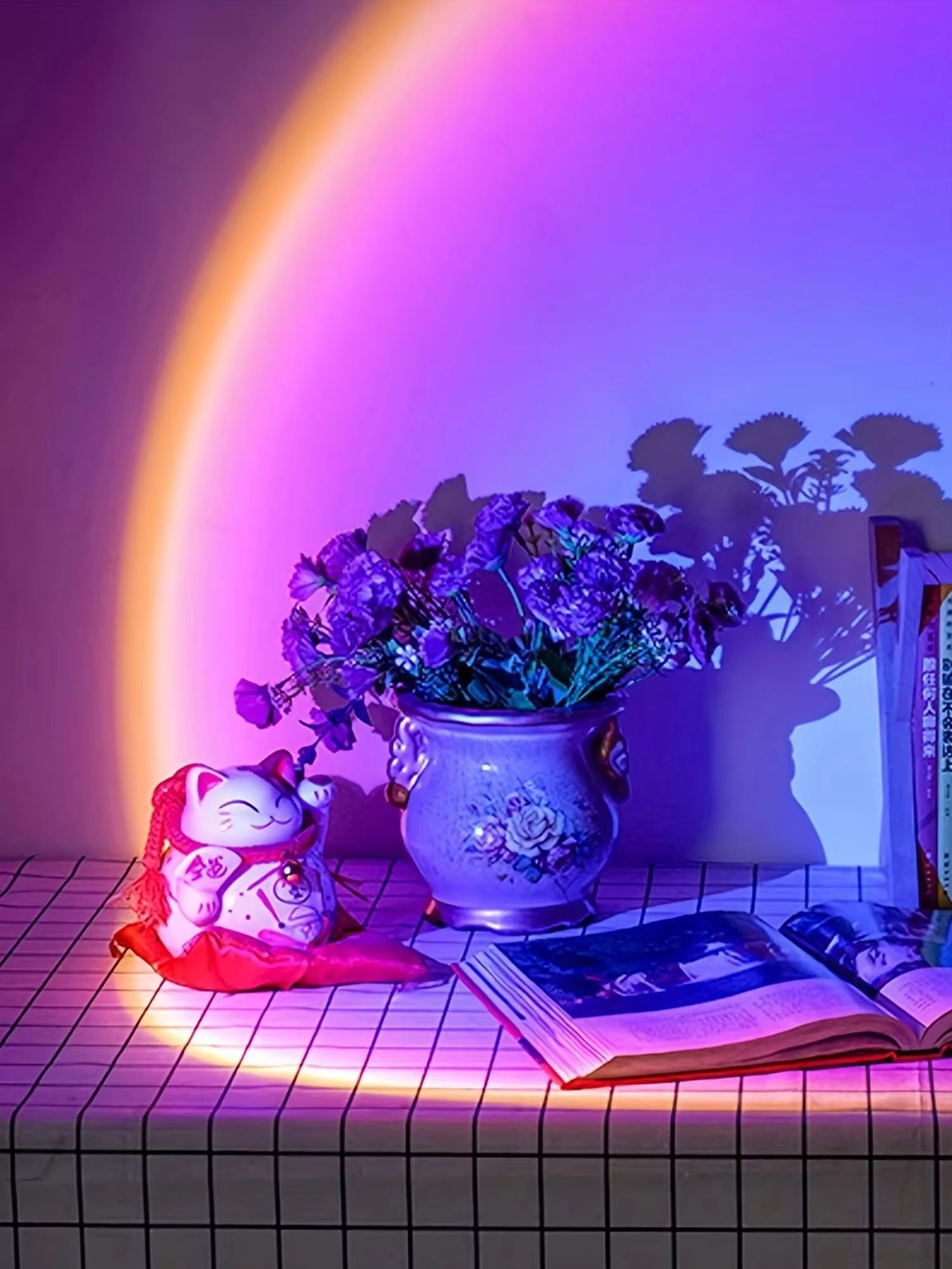 USB Sunset Projection Lamp For Room Decor And Aesthetic Mood Lighting 5
