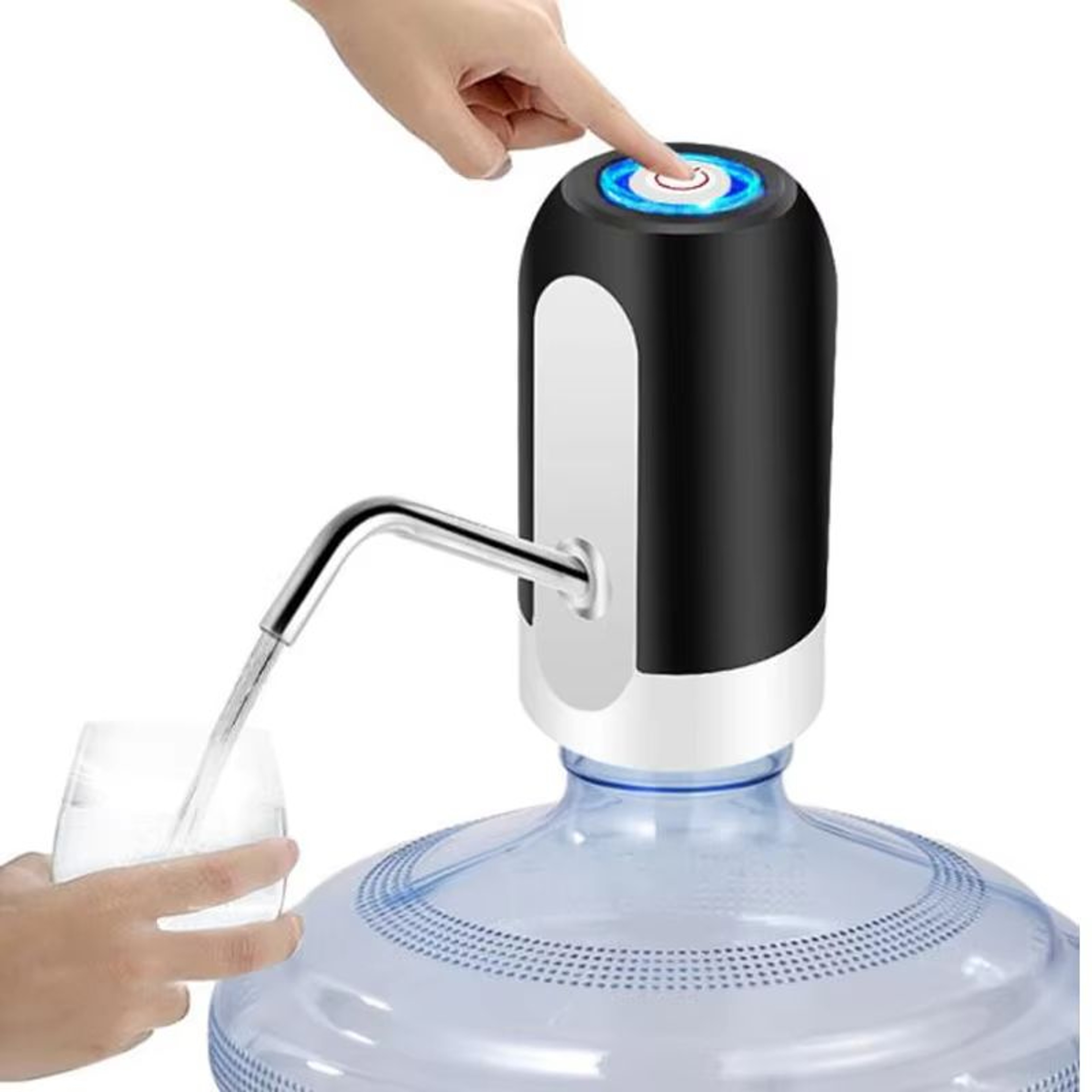 USB Rechargeable Water Bottle Pump Portable Automatic Water Dispenser For 5 Gallon Bottles 0