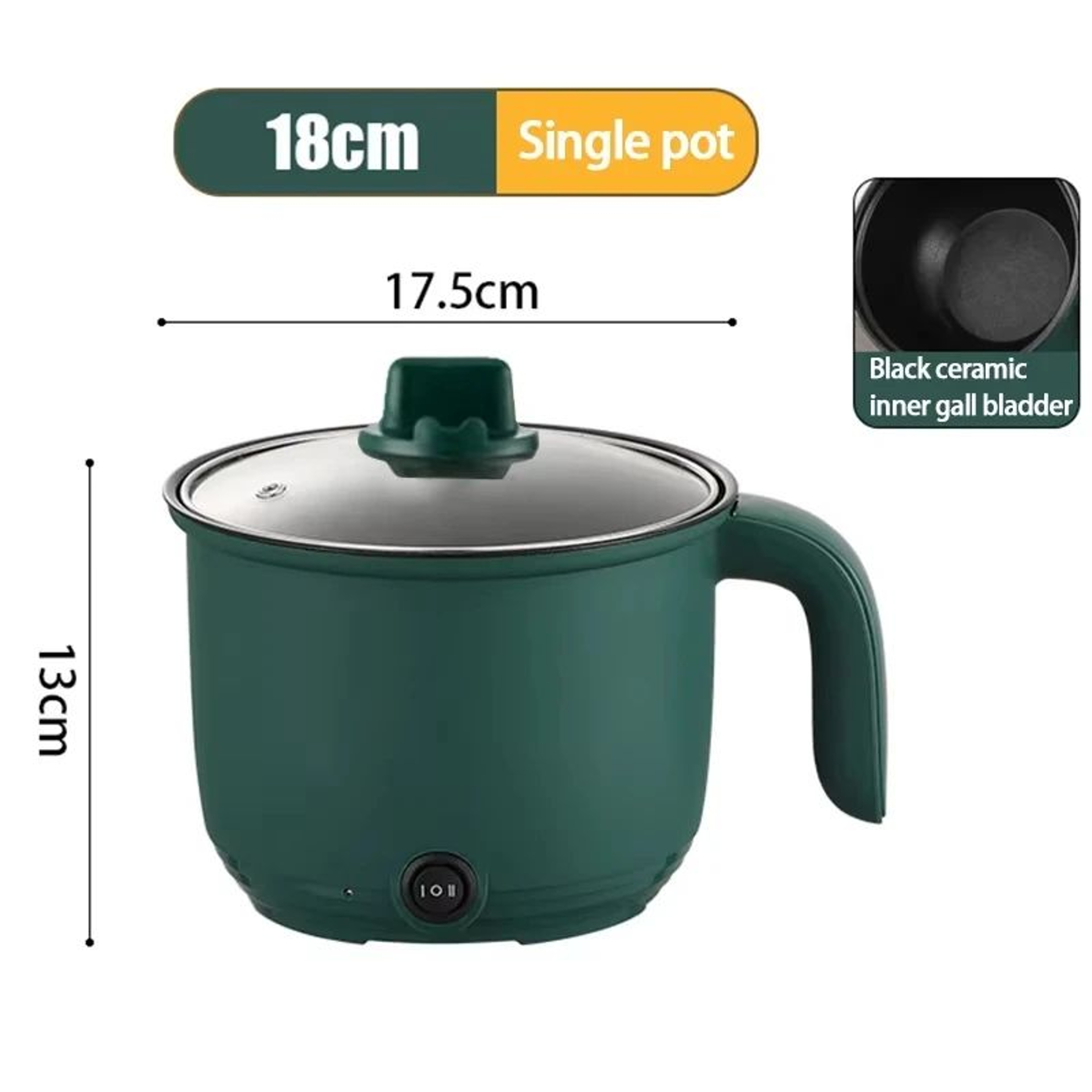 15L Mini Electric Cooking Pot Portable Mini Rice Cooker Non Stick Multi Cooker With Steamer 5