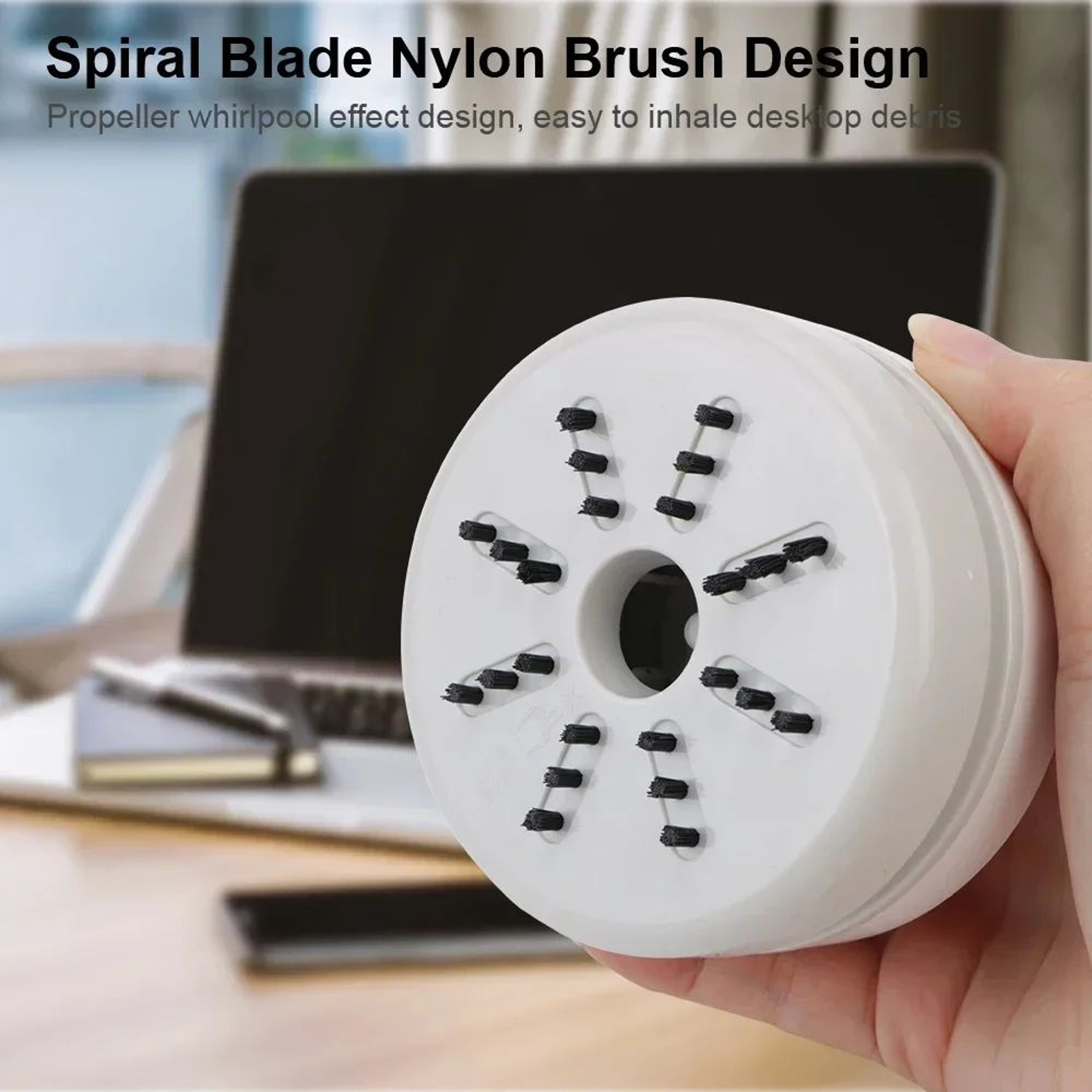 Mini Desktop Vacuum Cleaner Wireless Keyboard Vacuum USB Rechargeable Portable Dust Remover 3