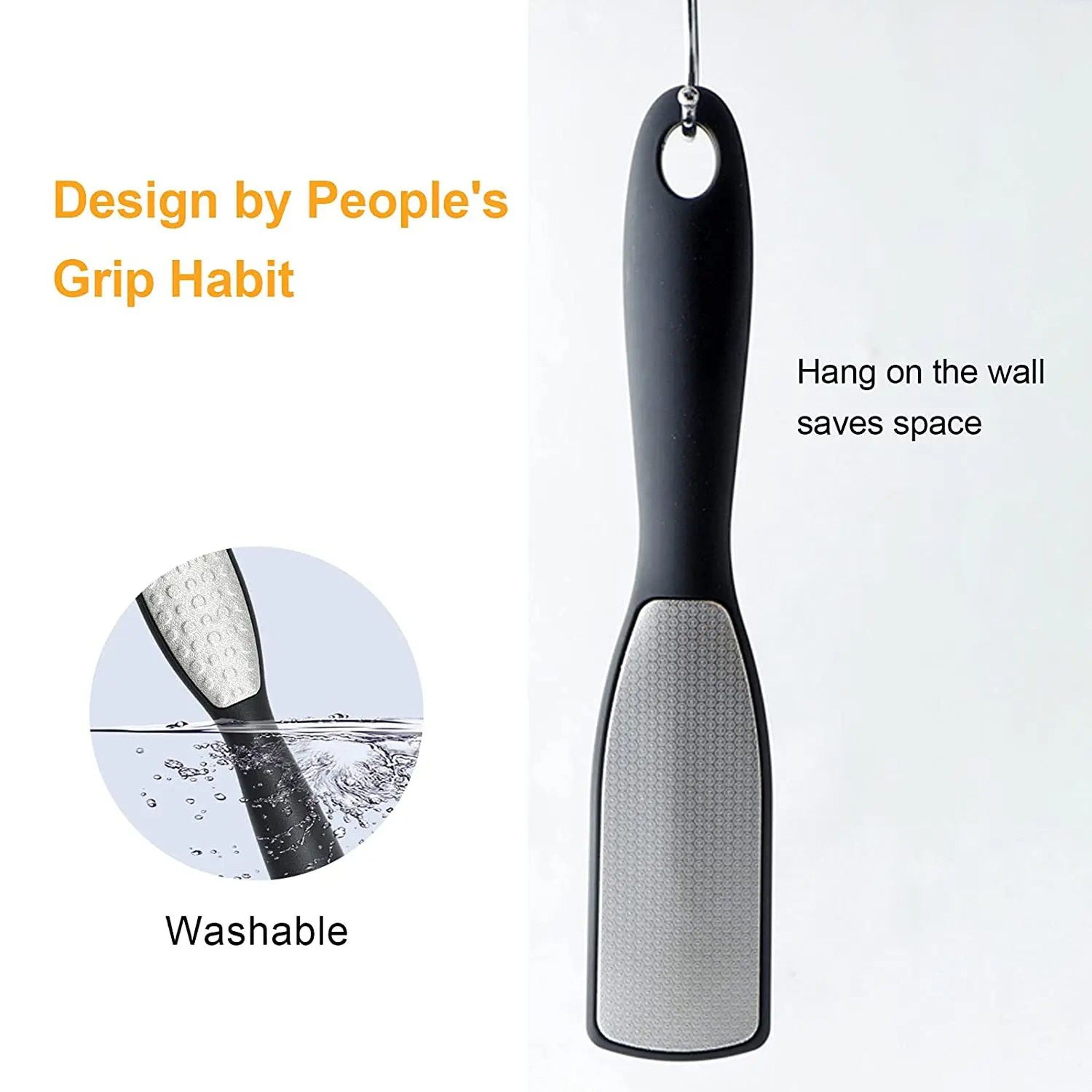 Stainless Steel DoubleSided Foot File Callus Remover For Smooth Heels And Pedicure Care 2