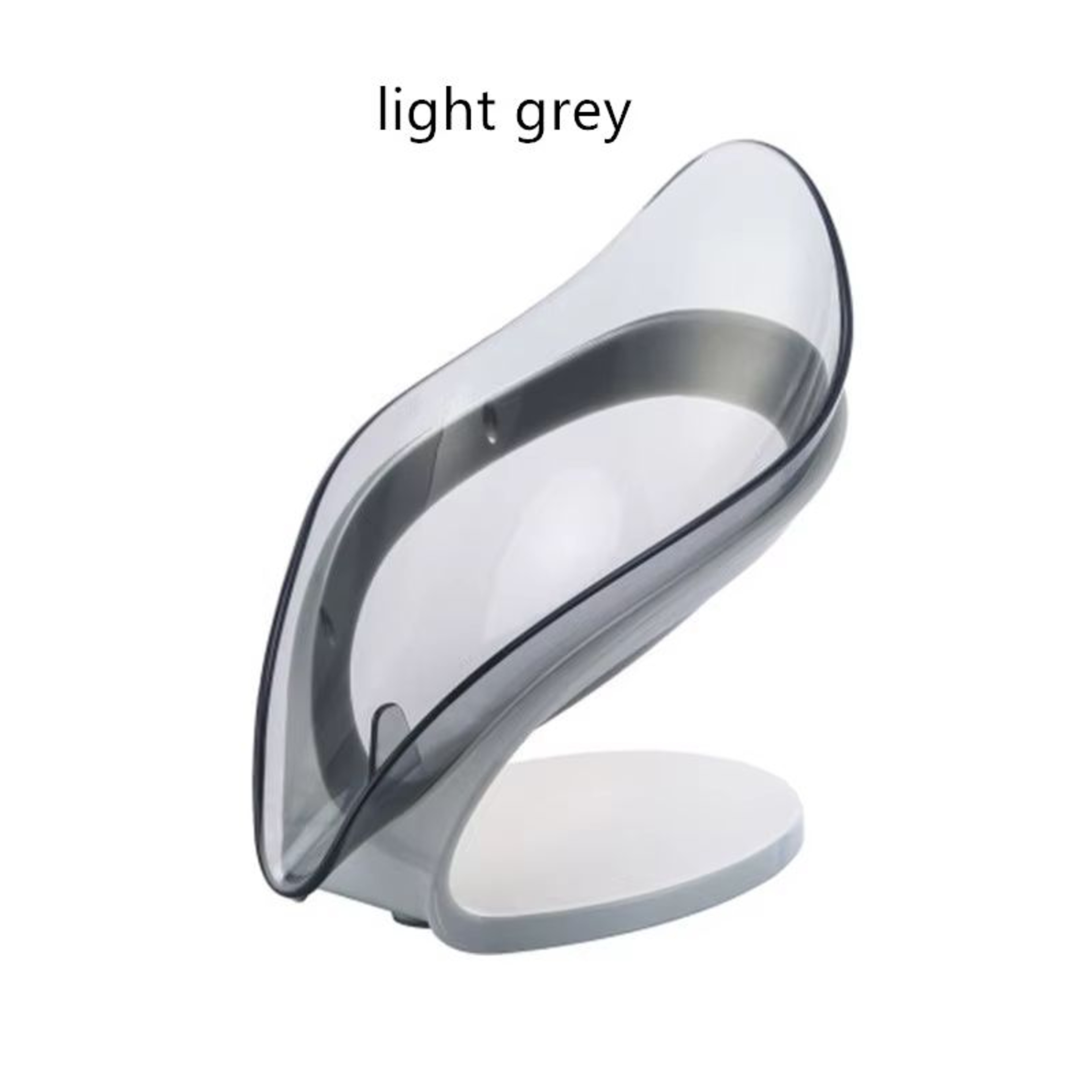 Leaf Shape Suction Cup Soap Holder With Drain For Bathroom And Kitchen Use 7