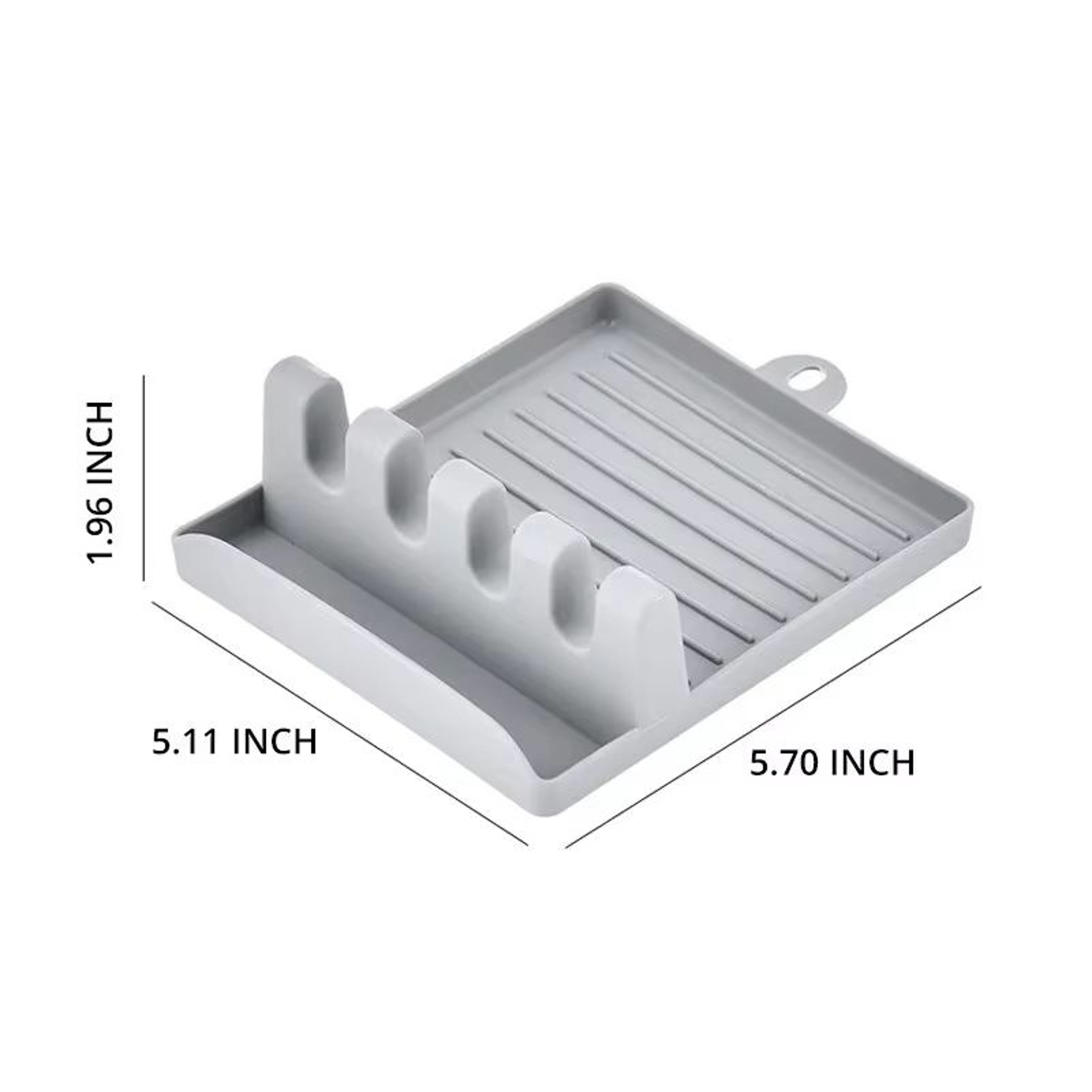 Multifunction Kitchen Spoon Rest With Pot Lid Holder Countertop Utensil Rack Organizer 7