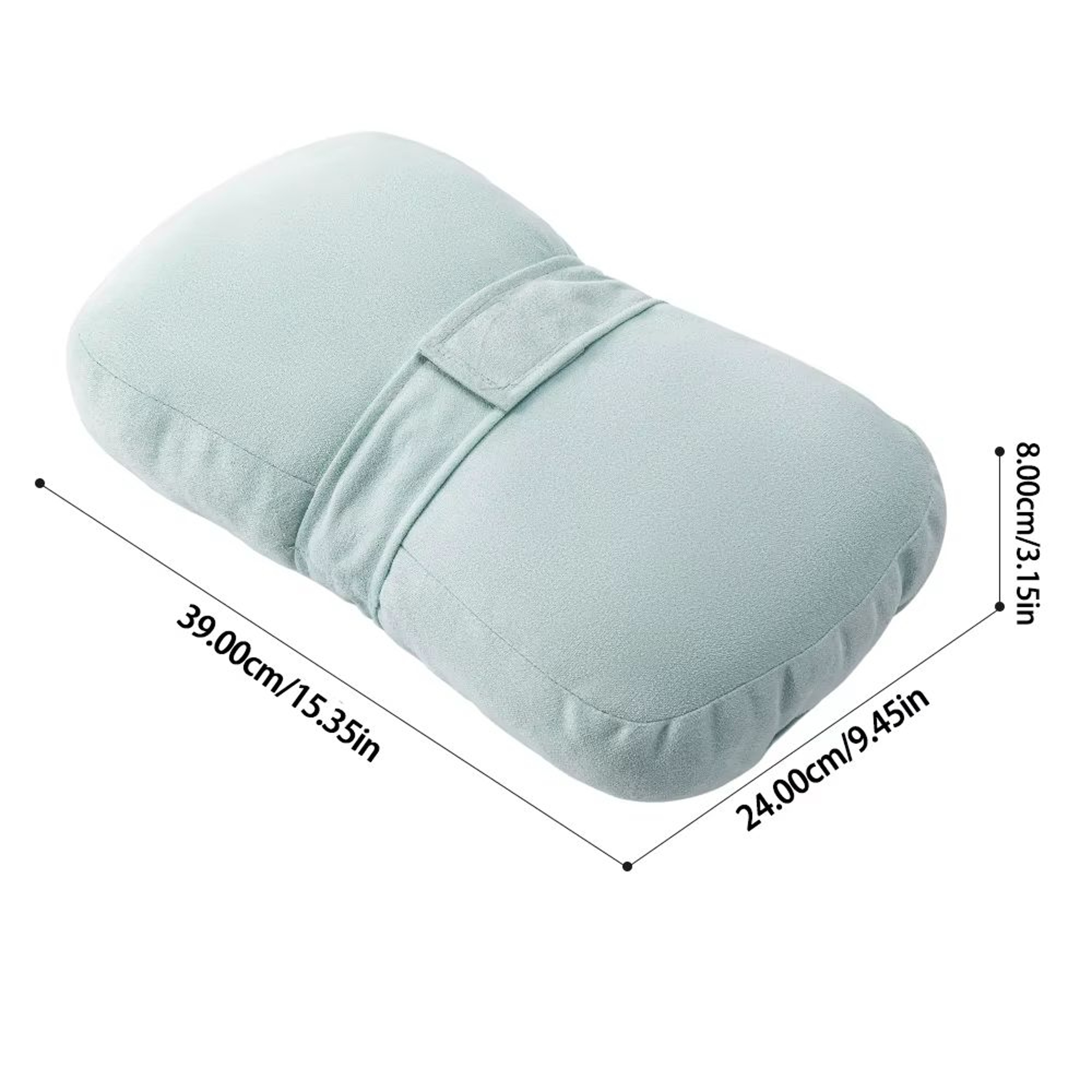 Adjustable Memory Foam Knee Pillow For Side Sleepers With Leg Support Strap 8
