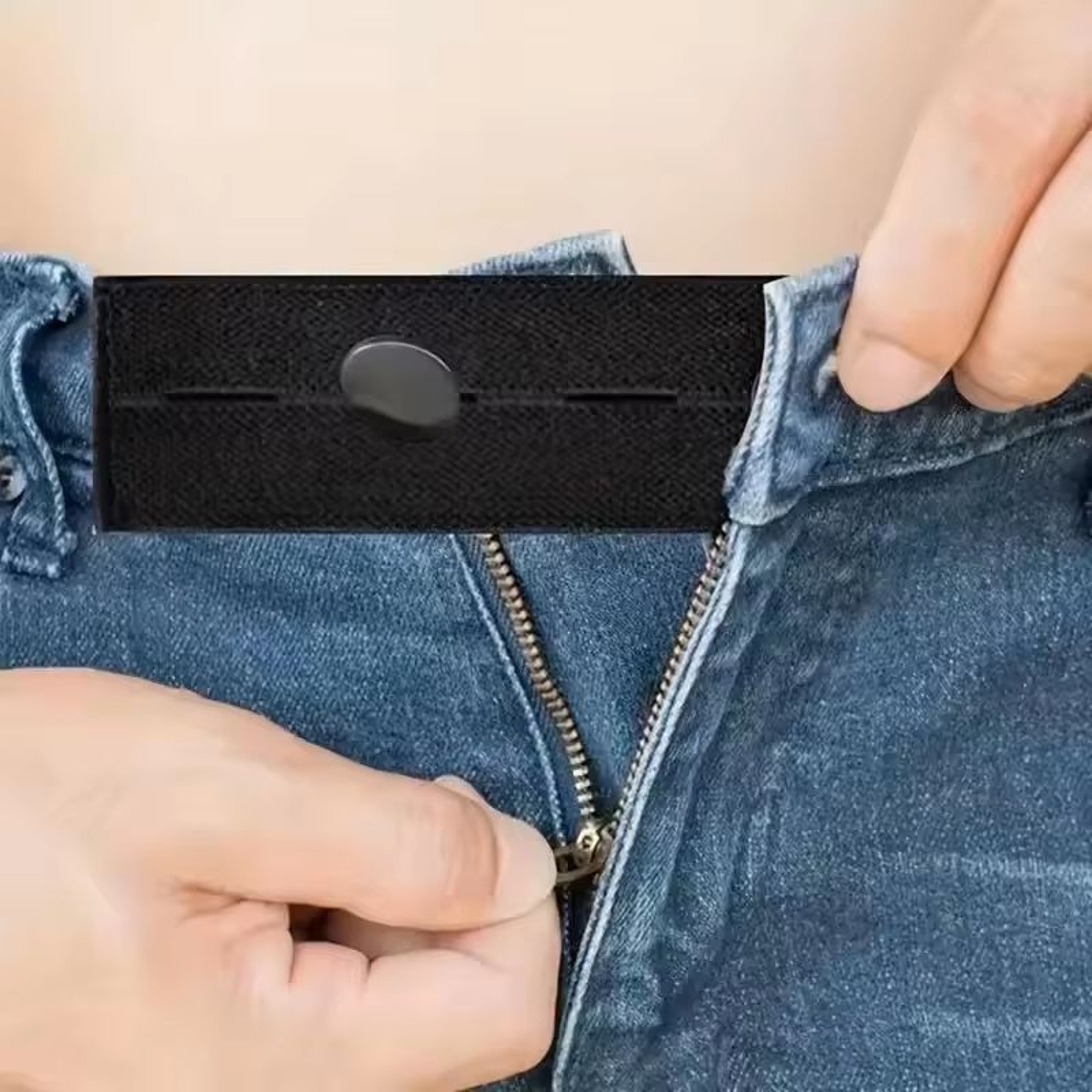 Adjustable Pant Waist Extender Set No Sew Button Hooks For Jeans And Skirts 3