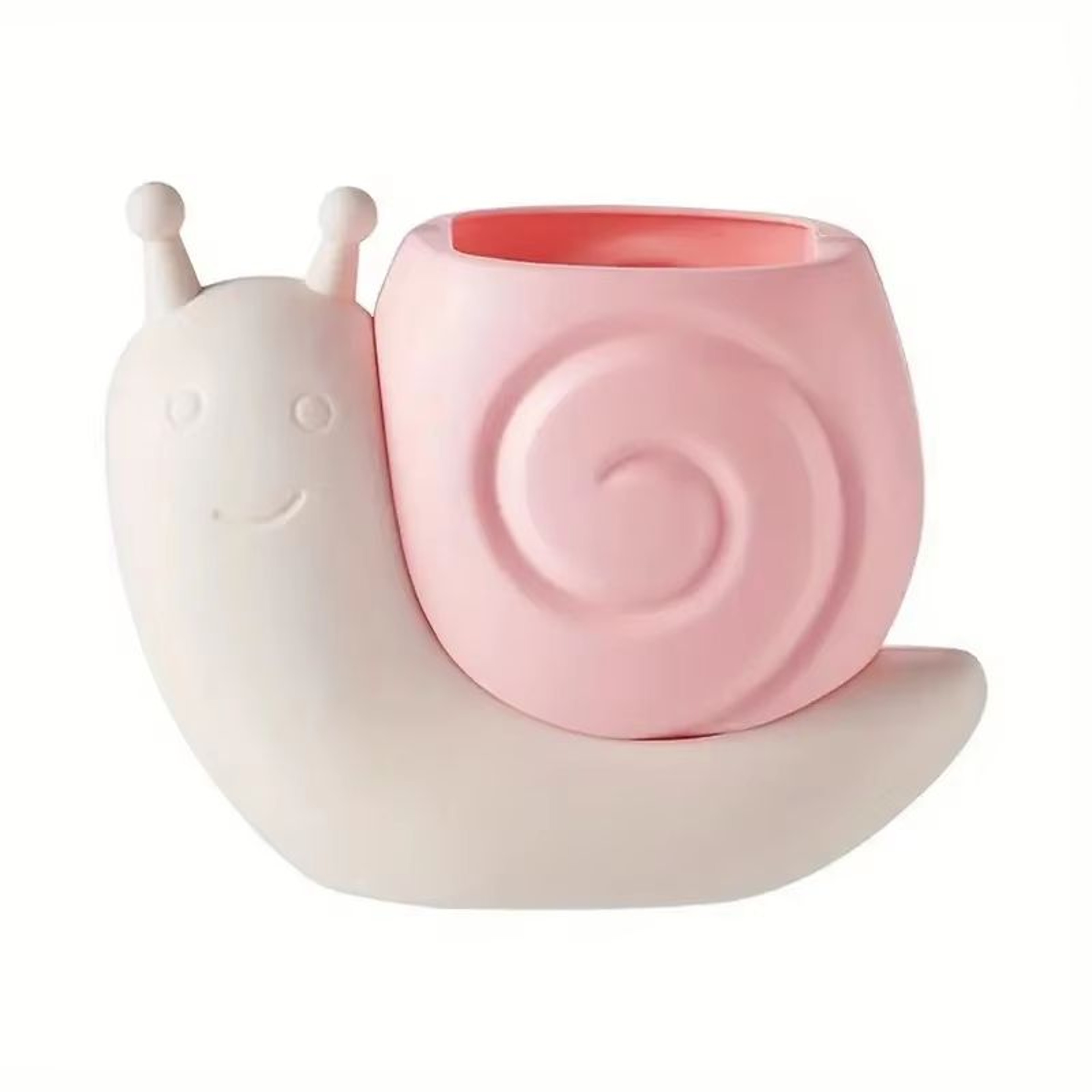 Snail Shape Desk Organizer Pen Holder With Multi Compartment Storage 7