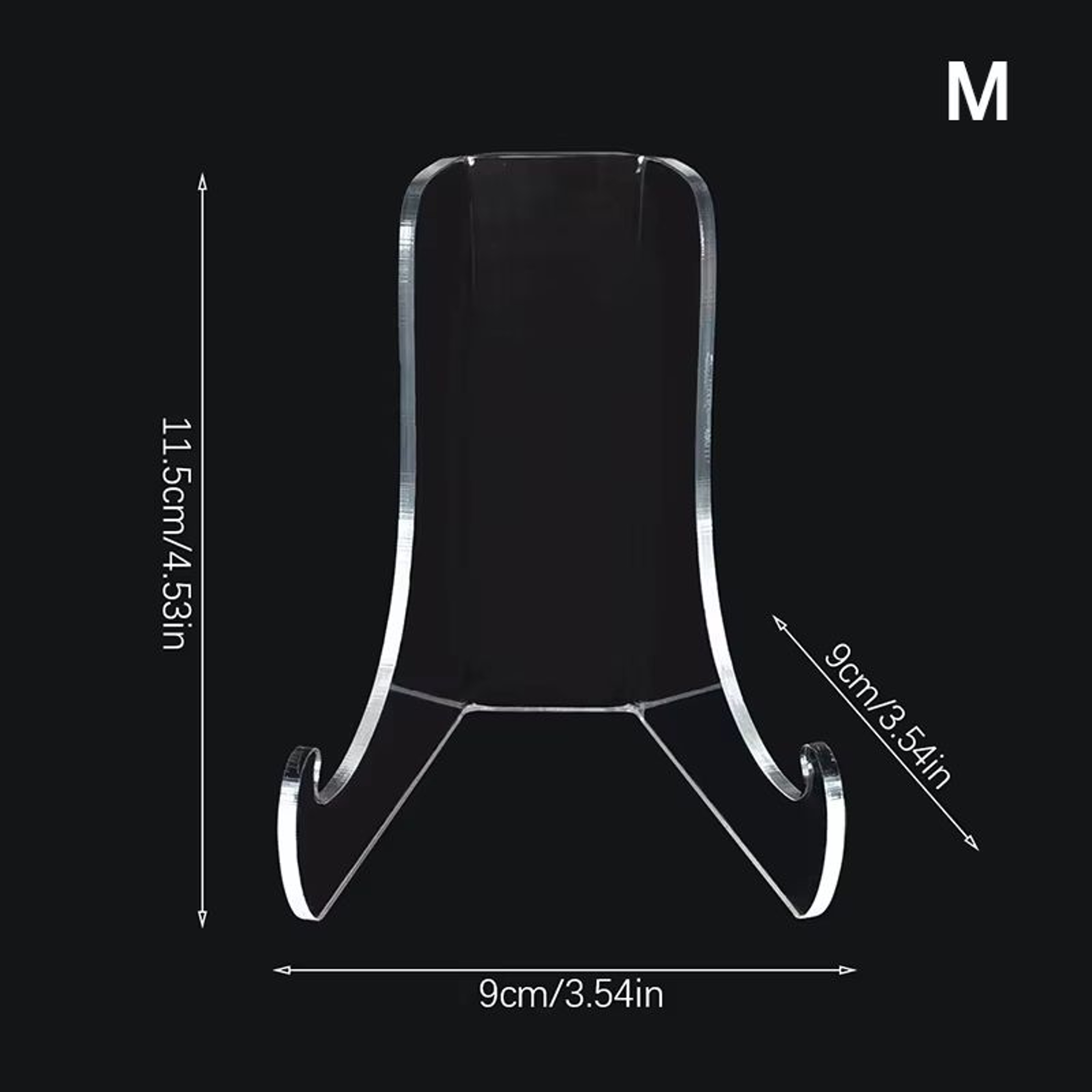 Clear Acrylic Plate Display Stand Multi Purpose Countertop Easel Holder 8