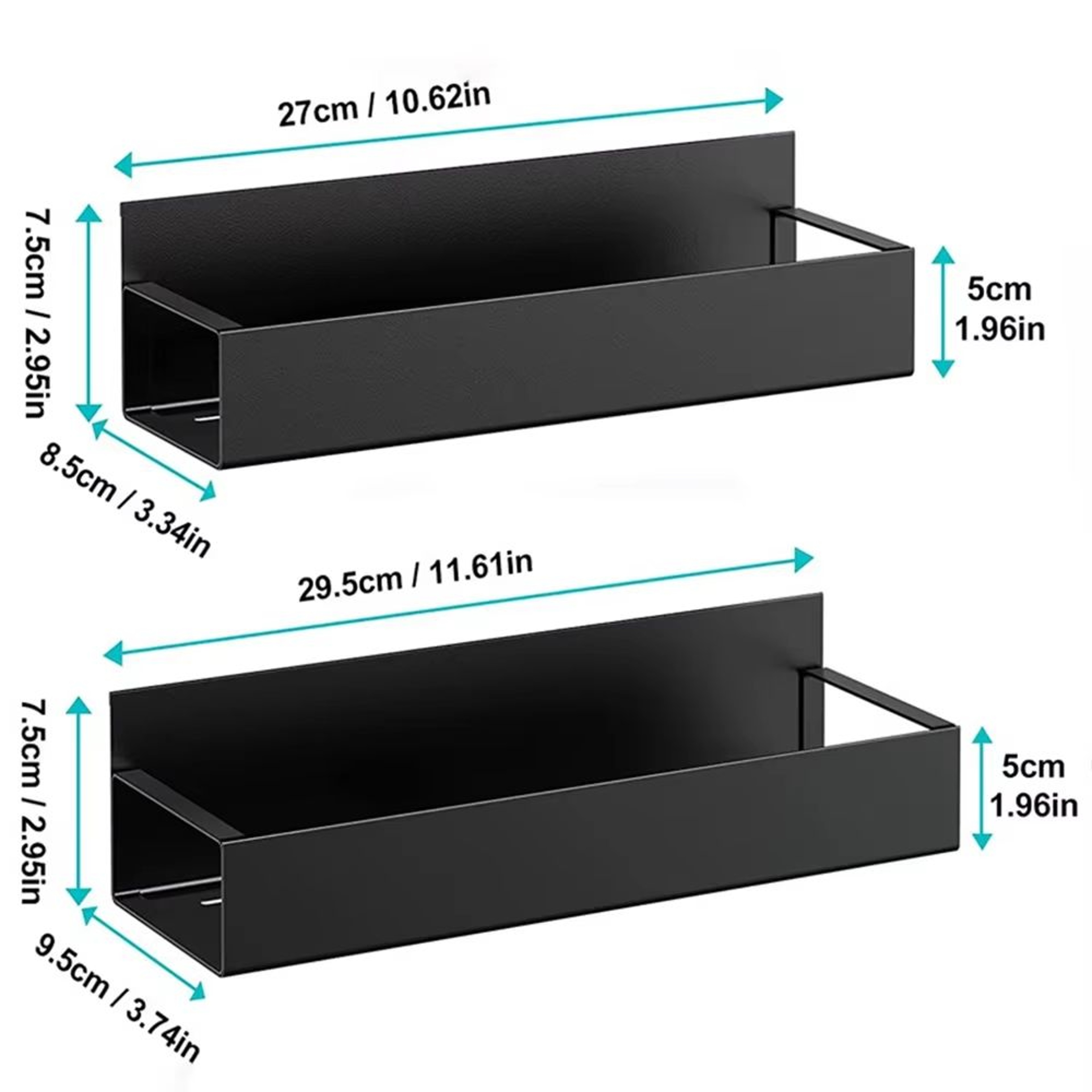 Magnetic Refrigerator Shelf Rack Multi Purpose Spice And Kitchen Organizer 7