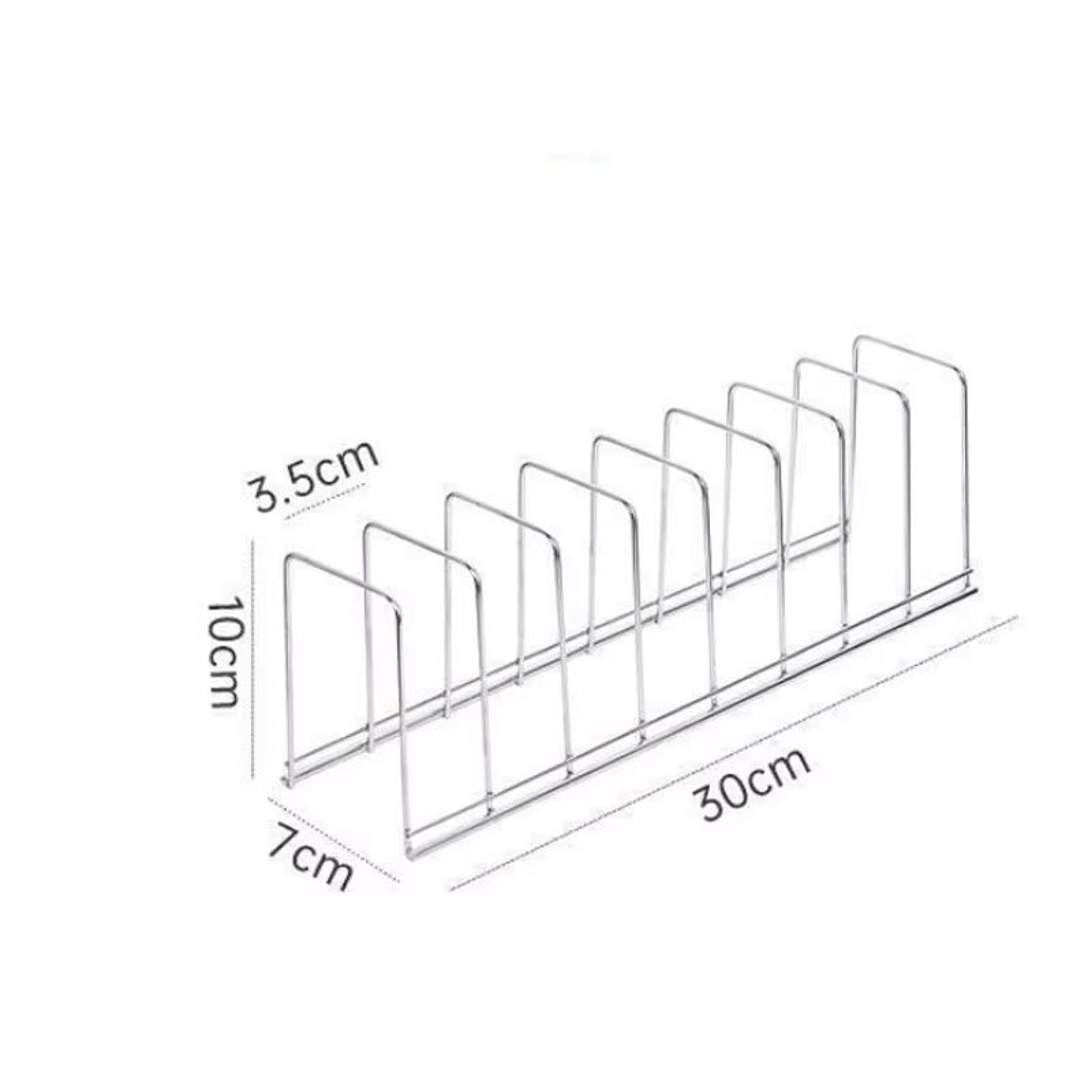 Stainless Steel Dish Rack Organizer With Pot Lid Holder Kitchen Storage Stand 8