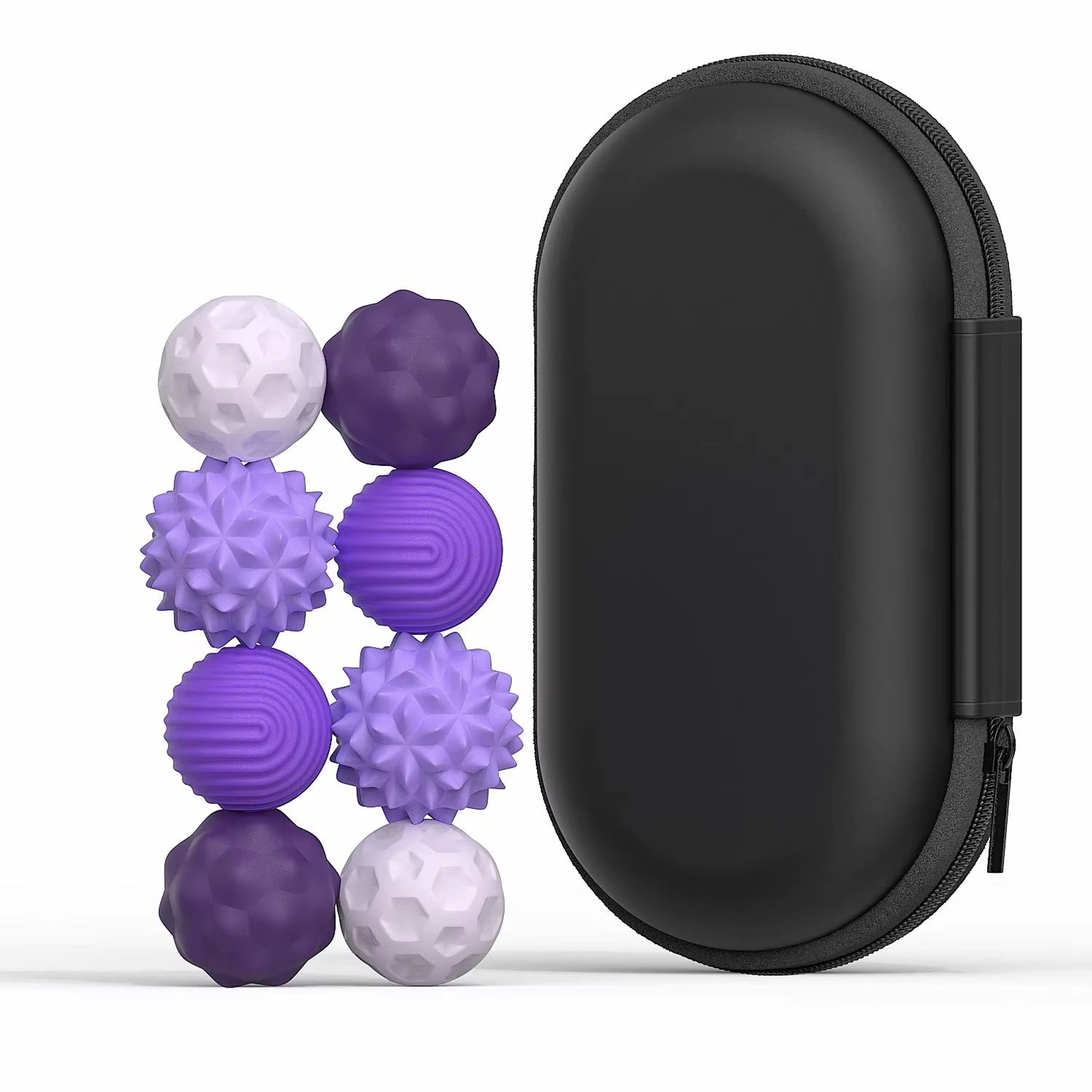 Magnetic Sensory Fidget Balls Silicone Stress Relief Calming Toy Set 13
