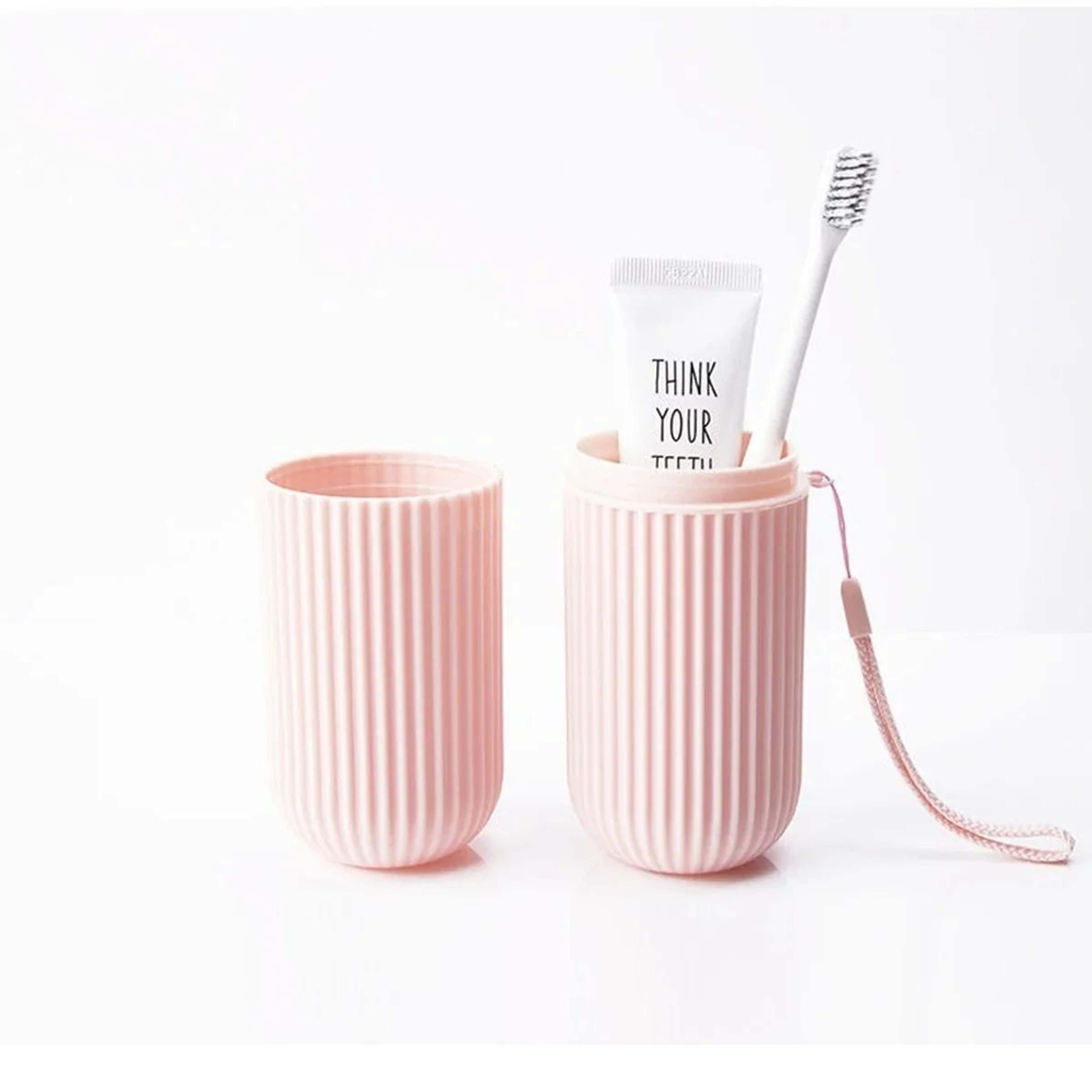 Portable Toothbrush And Toothpaste Travel Case Dustproof Hygienic Storage Holder 1