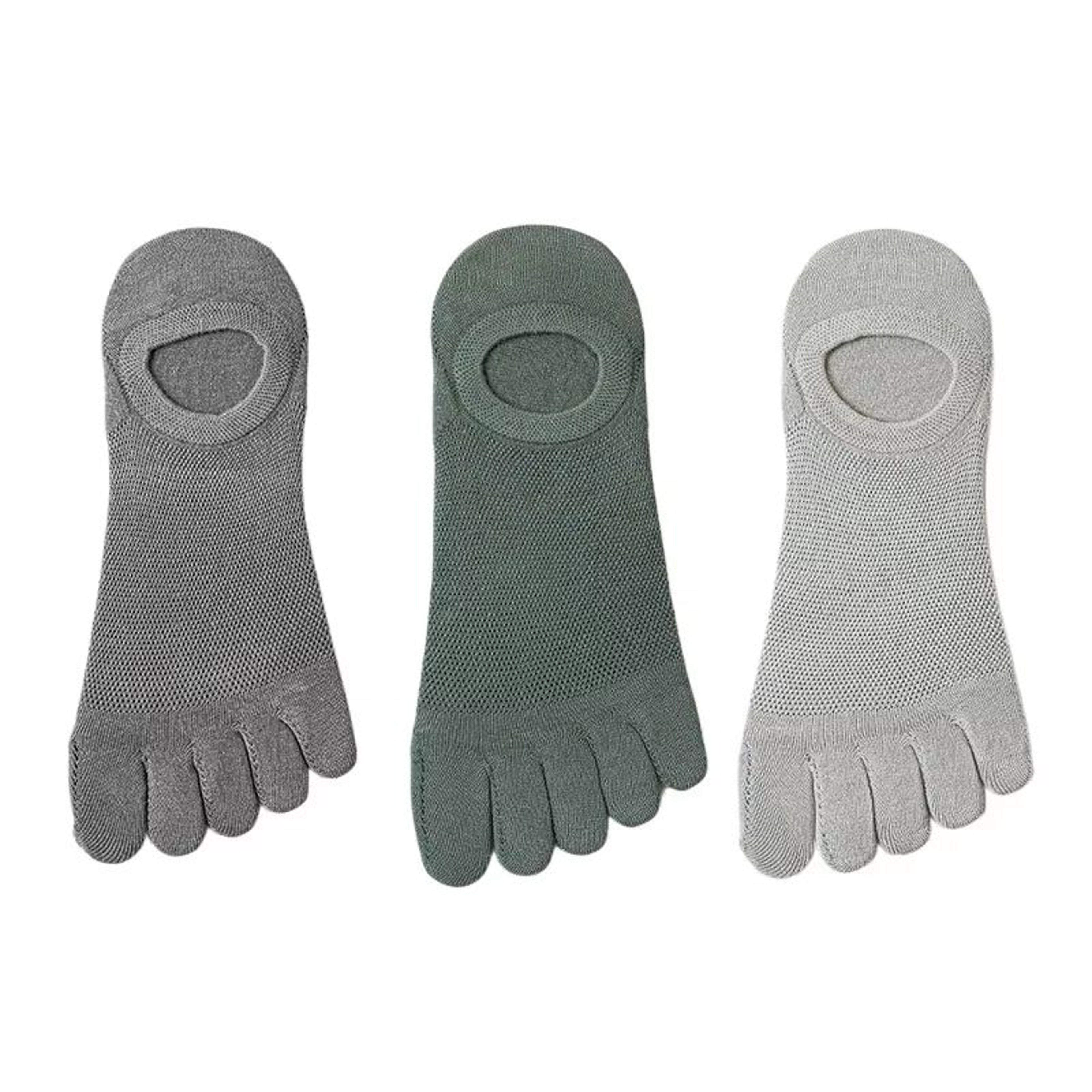 Mens Five Toe Socks Breathable Sweat Absorbing Odor Resistant Finger Socks Set 16