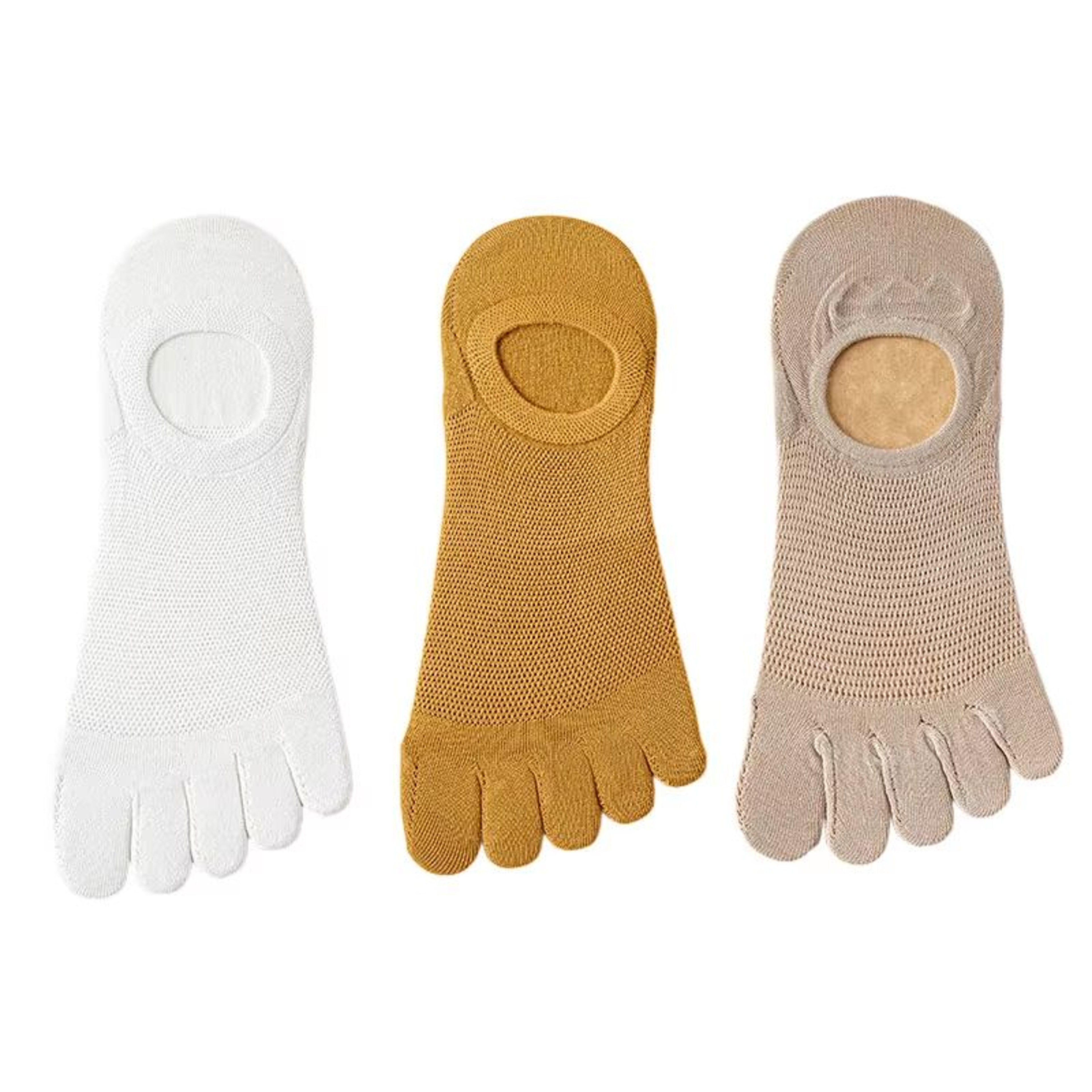 Mens Five Toe Socks Breathable Sweat Absorbing Odor Resistant Finger Socks Set 20