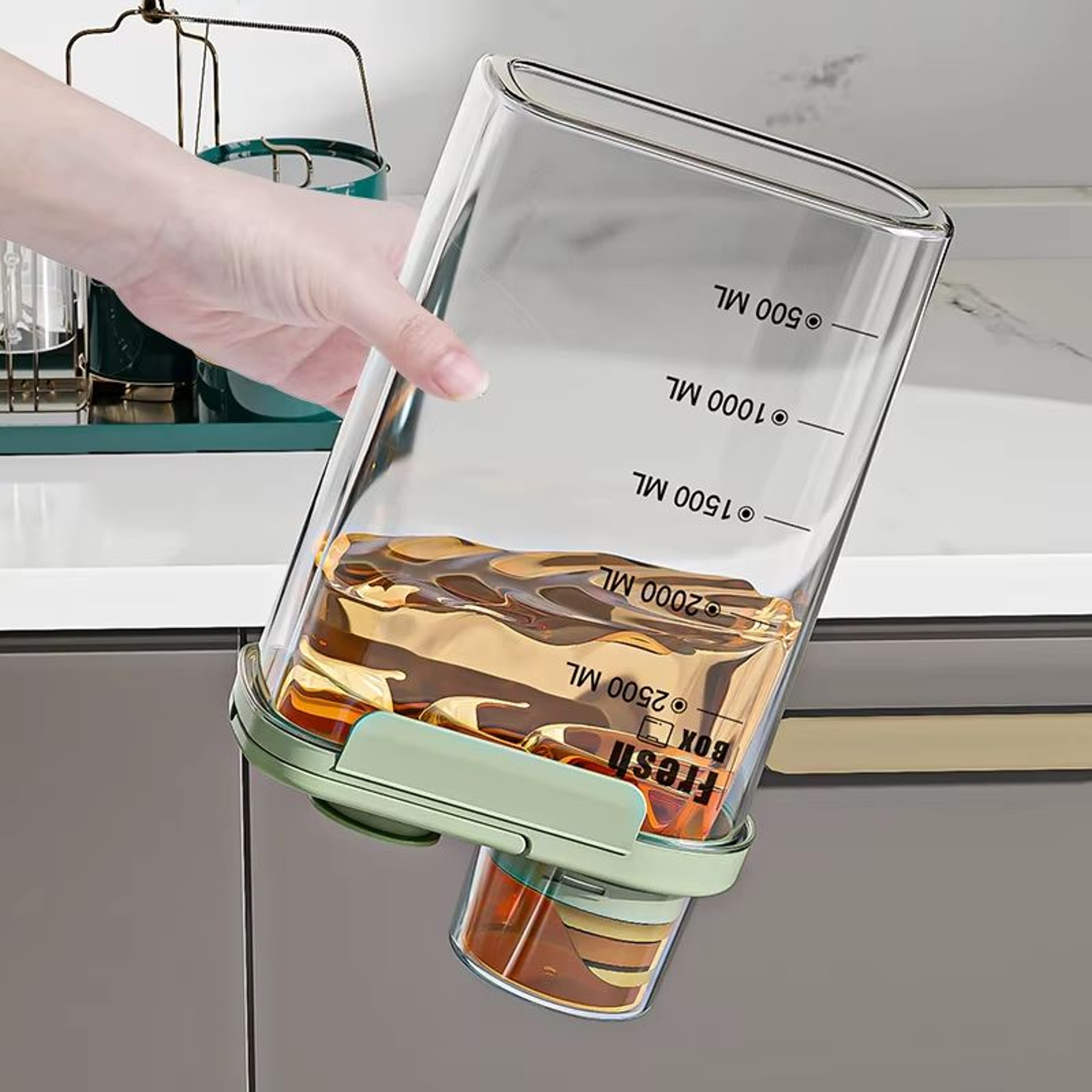 Airtight Grain Storage Container Large Capacity Moisture Proof Sealed Food Tank 4