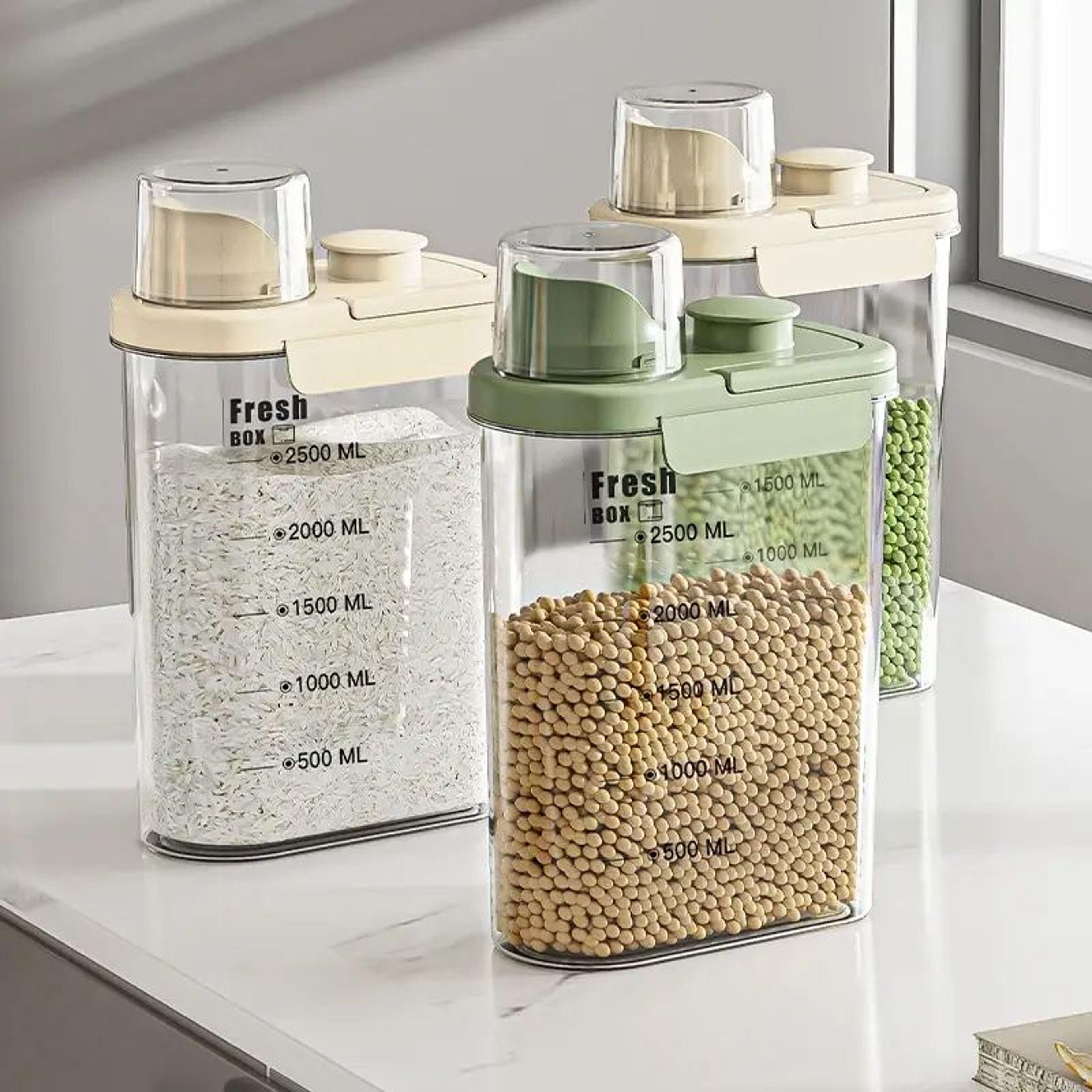 Airtight Grain Storage Container Large Capacity Moisture Proof Sealed Food Tank 5