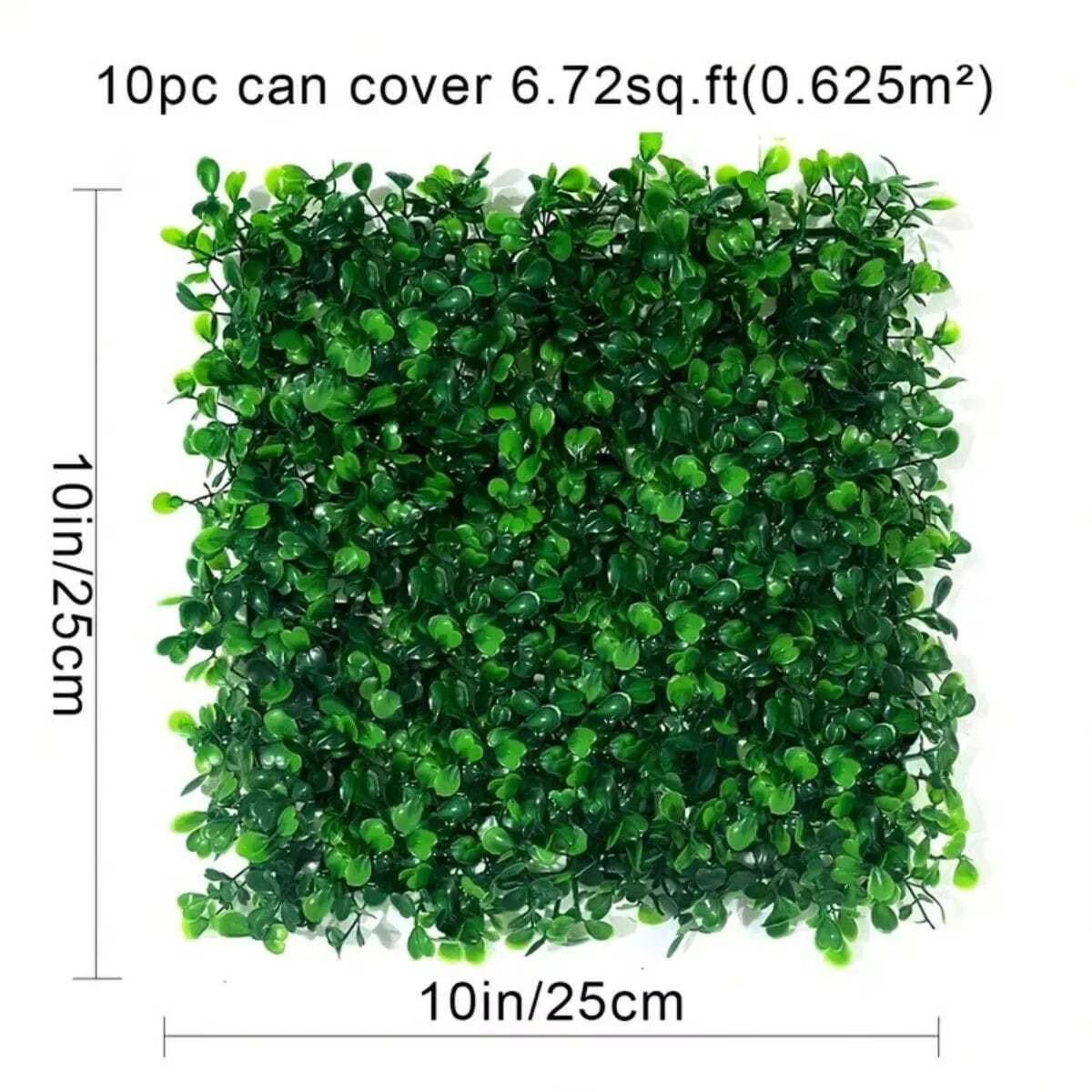 10PCS Artificial Boxwood Grass Wall Panels Backdrop For Indoor Outdoor Decor 1
