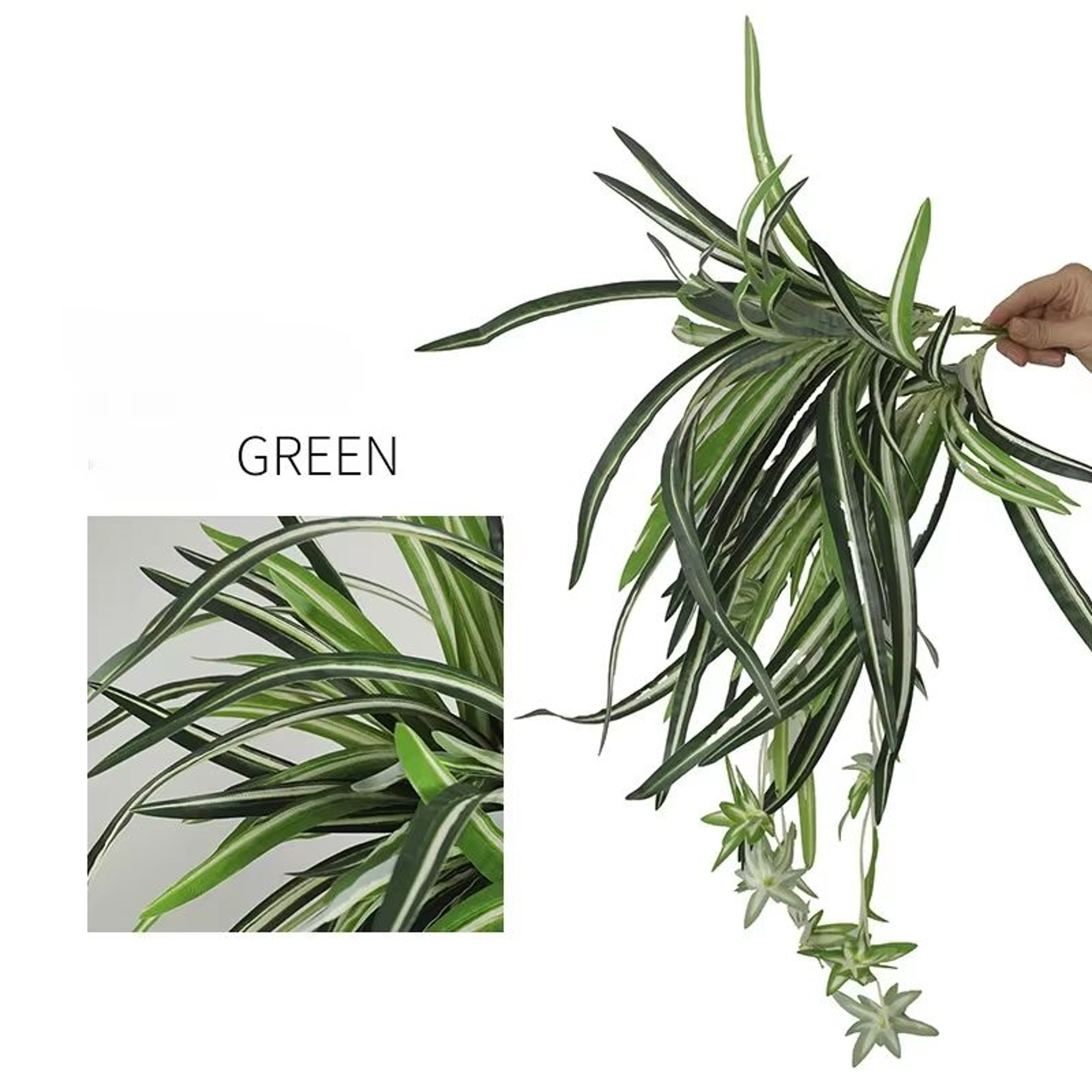 Artificial Orchid Wall Hanging Plant For Elegant Home Decor 2