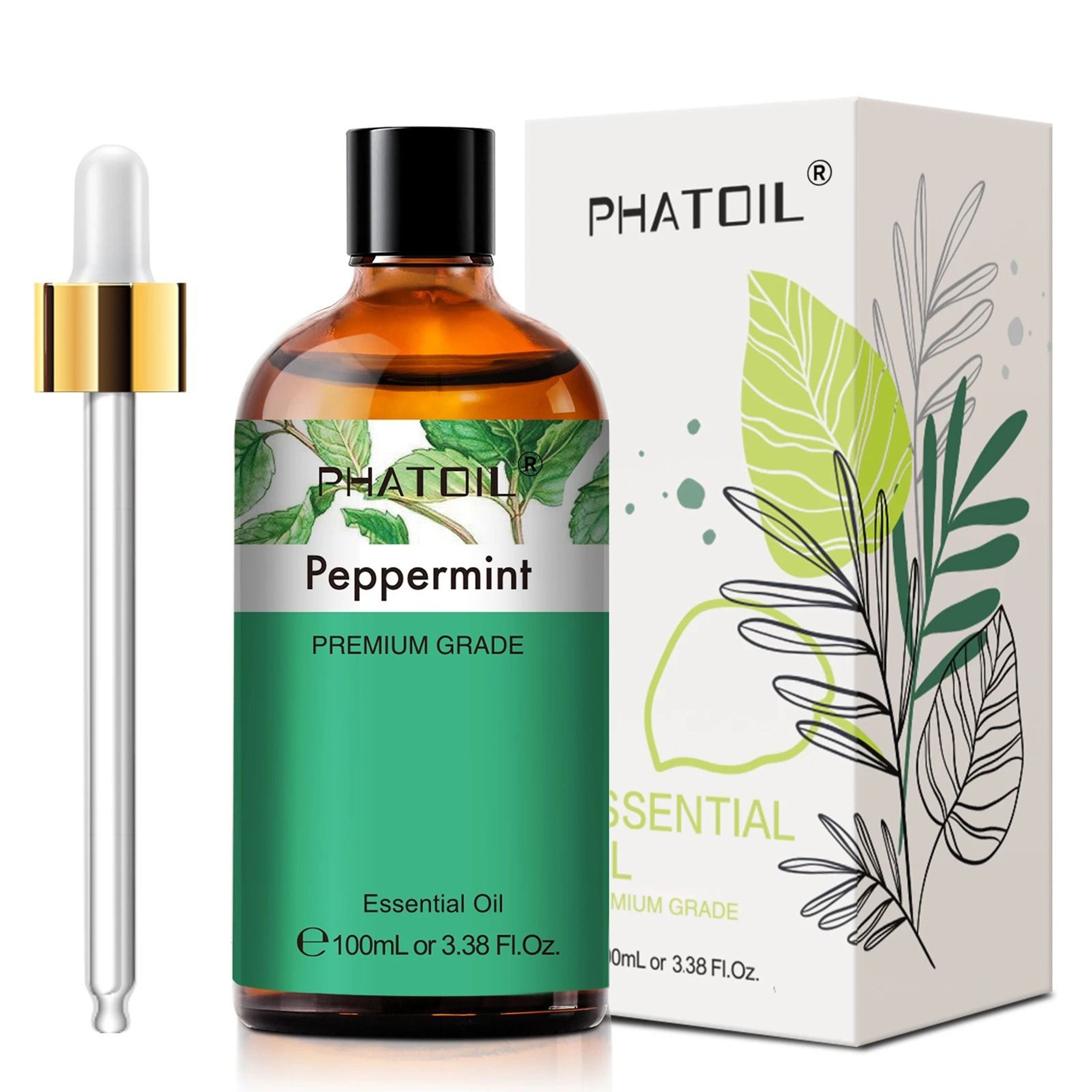 PHATOIL 100ml Essential Oil – Eucalyptus, Lavender, Vanilla, Jasmine, Lemon & Bergamot for Aromatherapy & Candle Mak – view 3