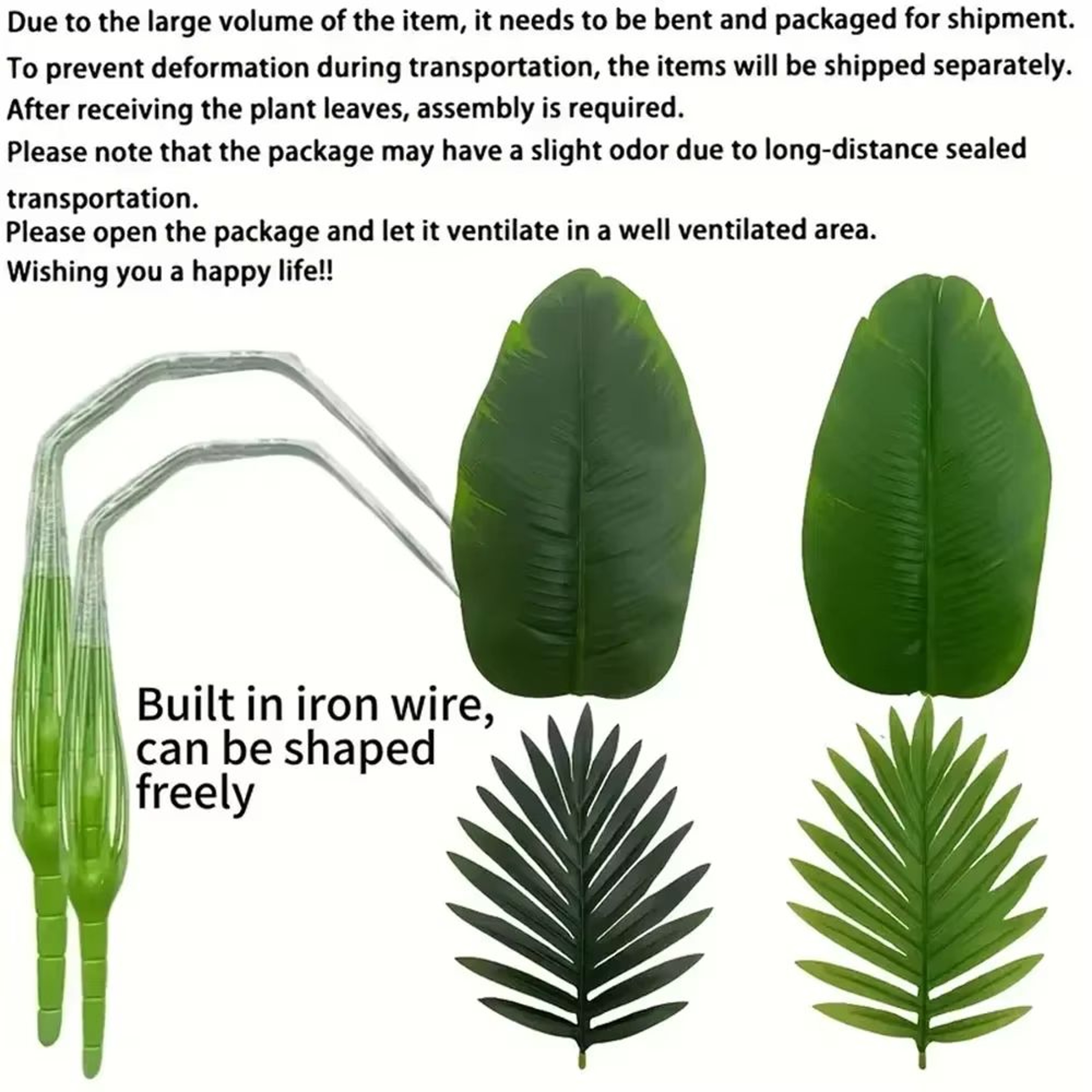 50Inch Giant Artificial Palm Tree  Realistic Tropical Faux Plant For Indoor Outdoor Decor 5