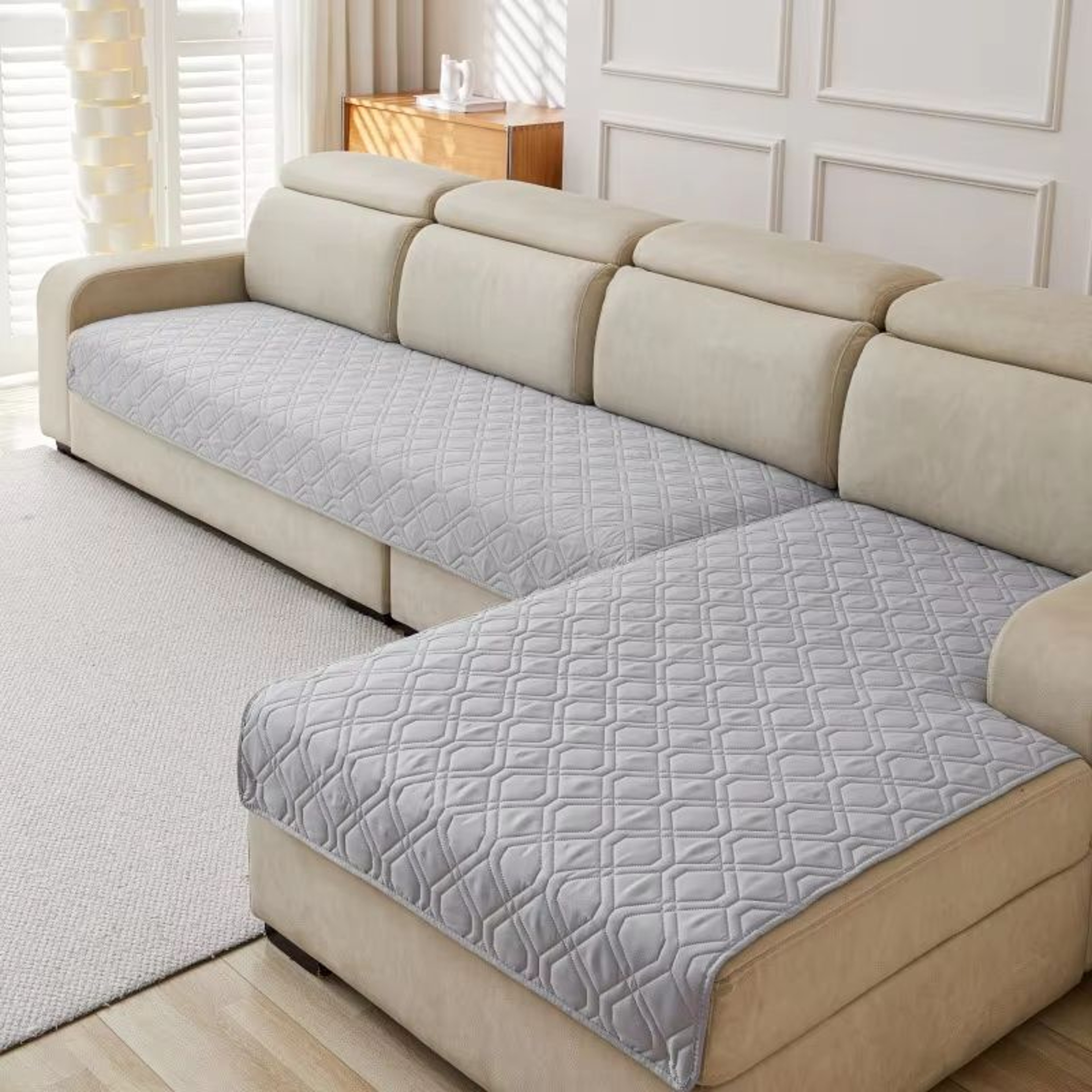 Waterproof Pet Sofa Cover Non Slip Washable Couch Protector For Dogs Cats And Kids 0