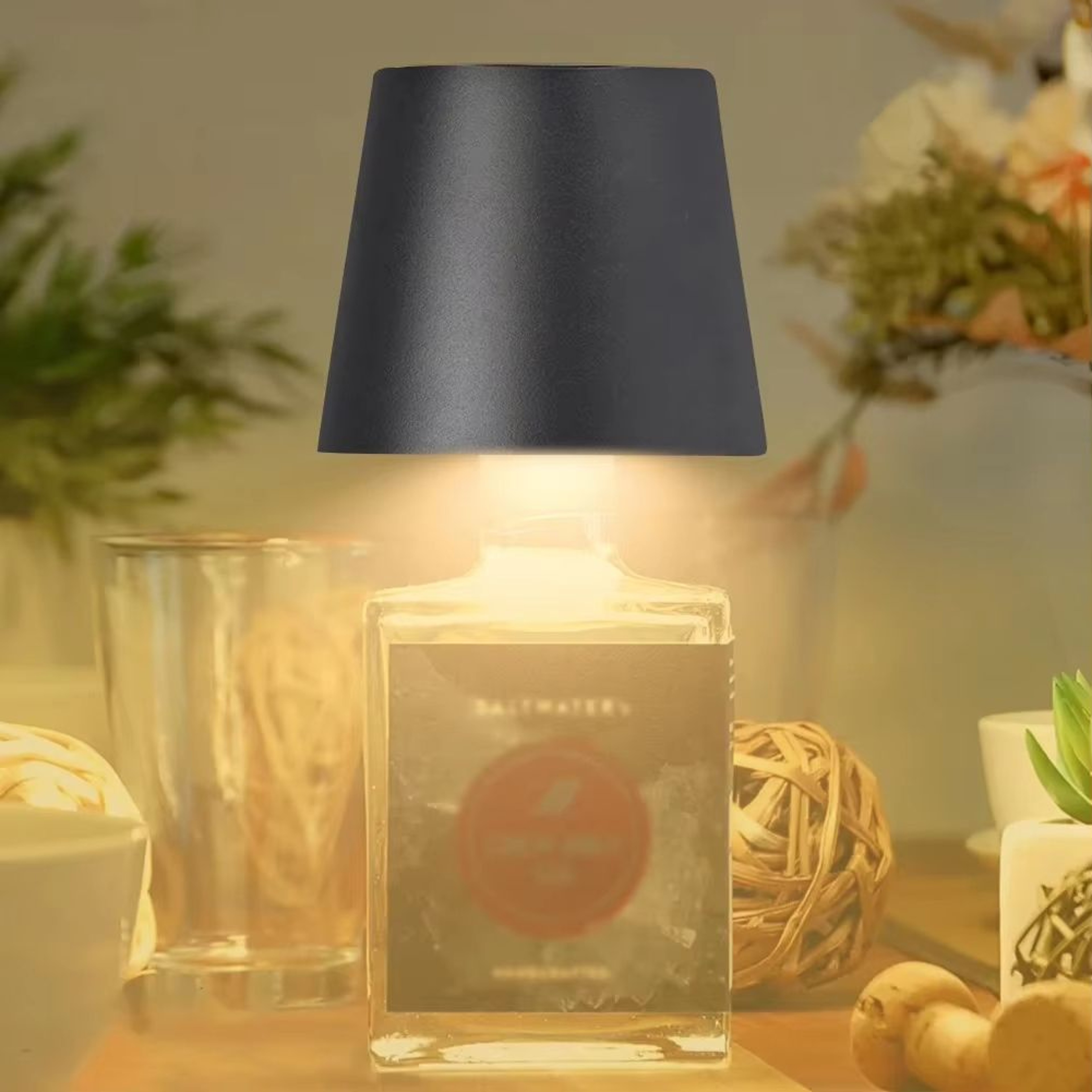 Wireless LED Bottle Lamp Touch Control Rechargeable Table Light For Wine Bottles 2
