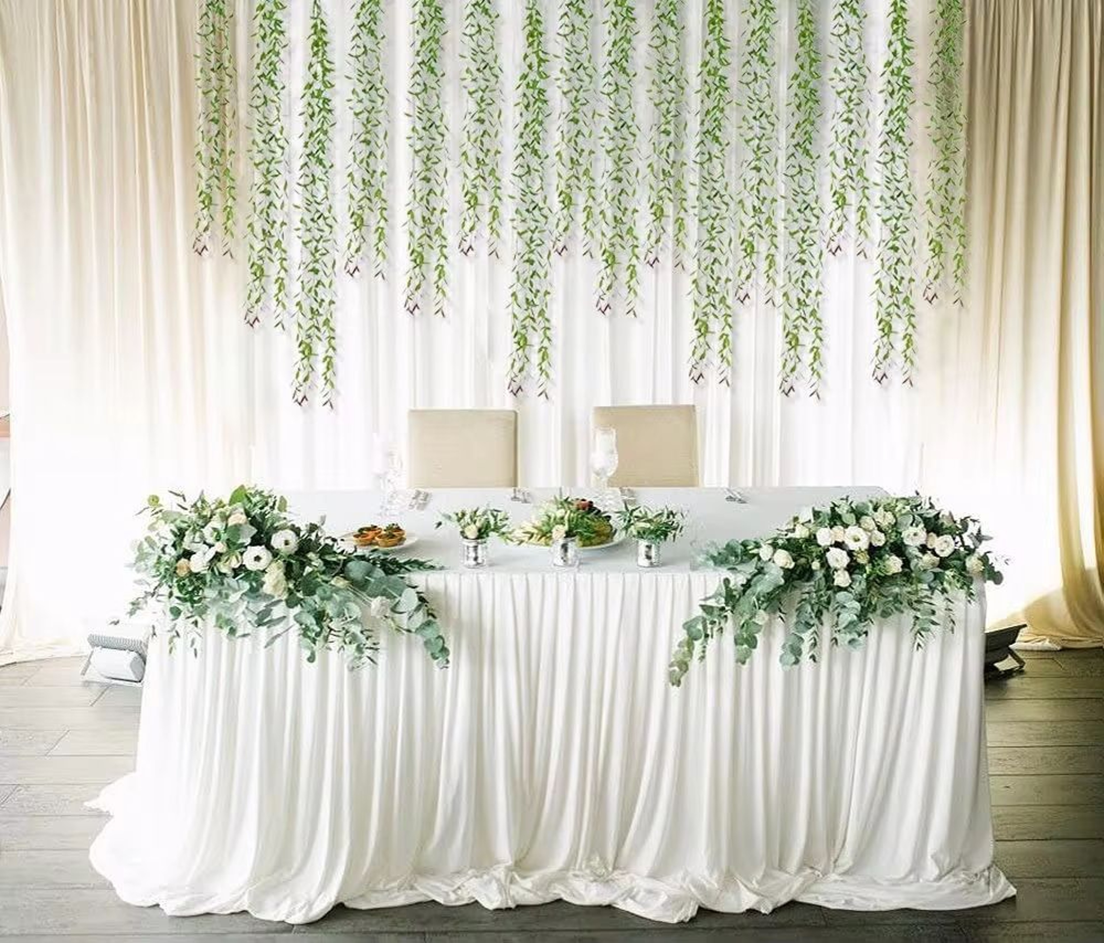Artificial Ivy Garland With LED Lights  Ivy Garland Lights Aesthetic Hanging Vine Decor For Room  E 3