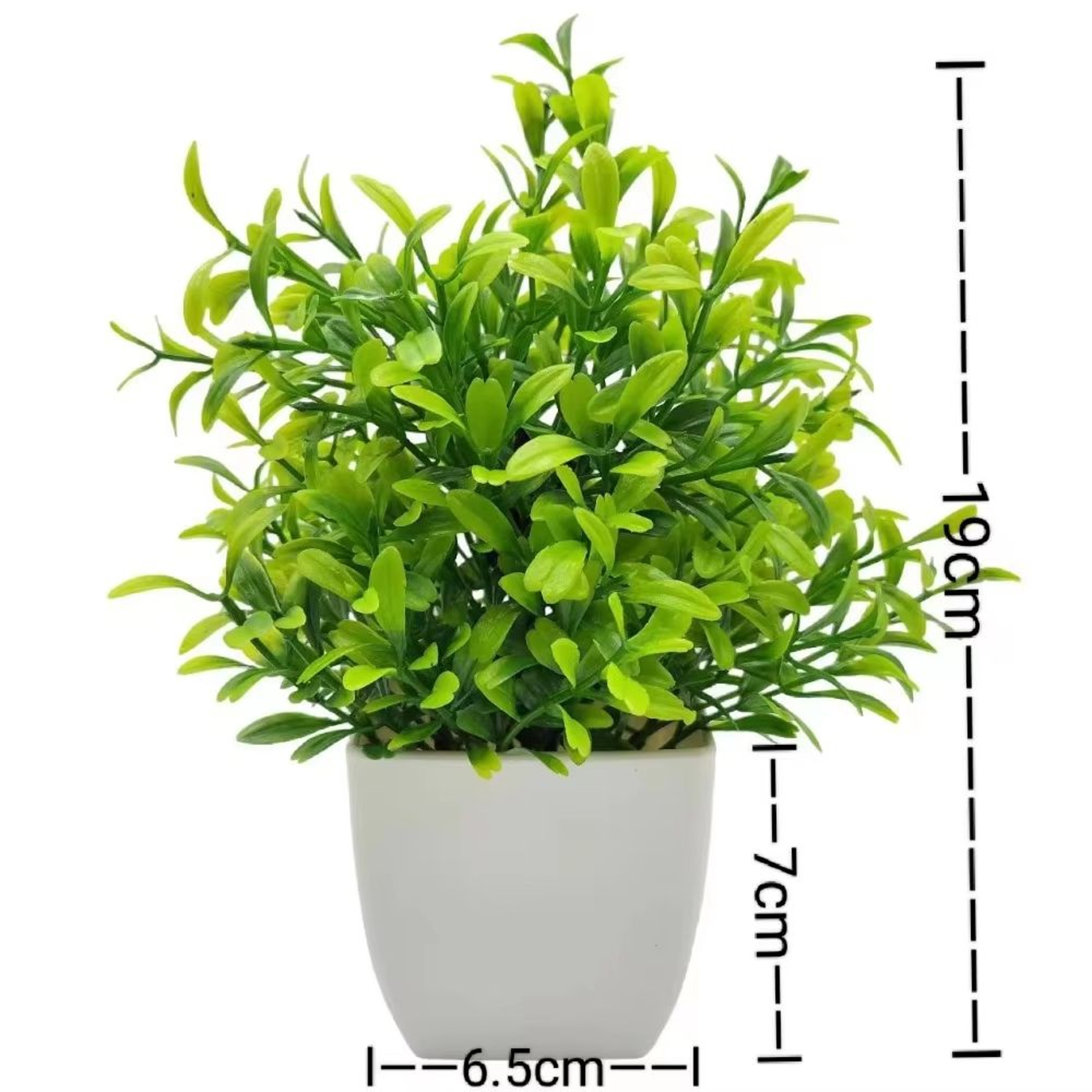 Mini Artificial Bonsai Potted Plant Cute Desk Decor Faux Flower Ornament 11