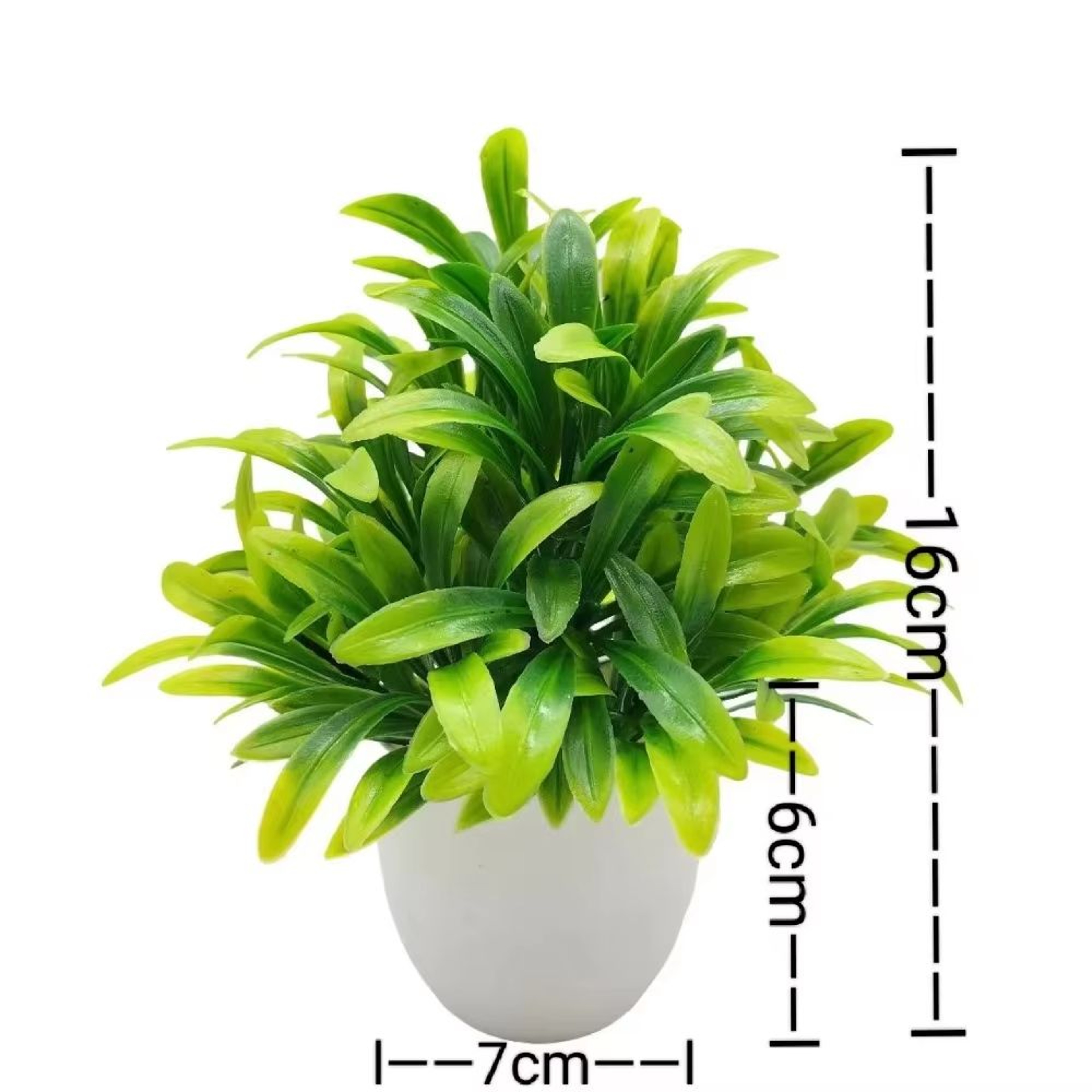 Mini Artificial Bonsai Potted Plant Cute Desk Decor Faux Flower Ornament 5