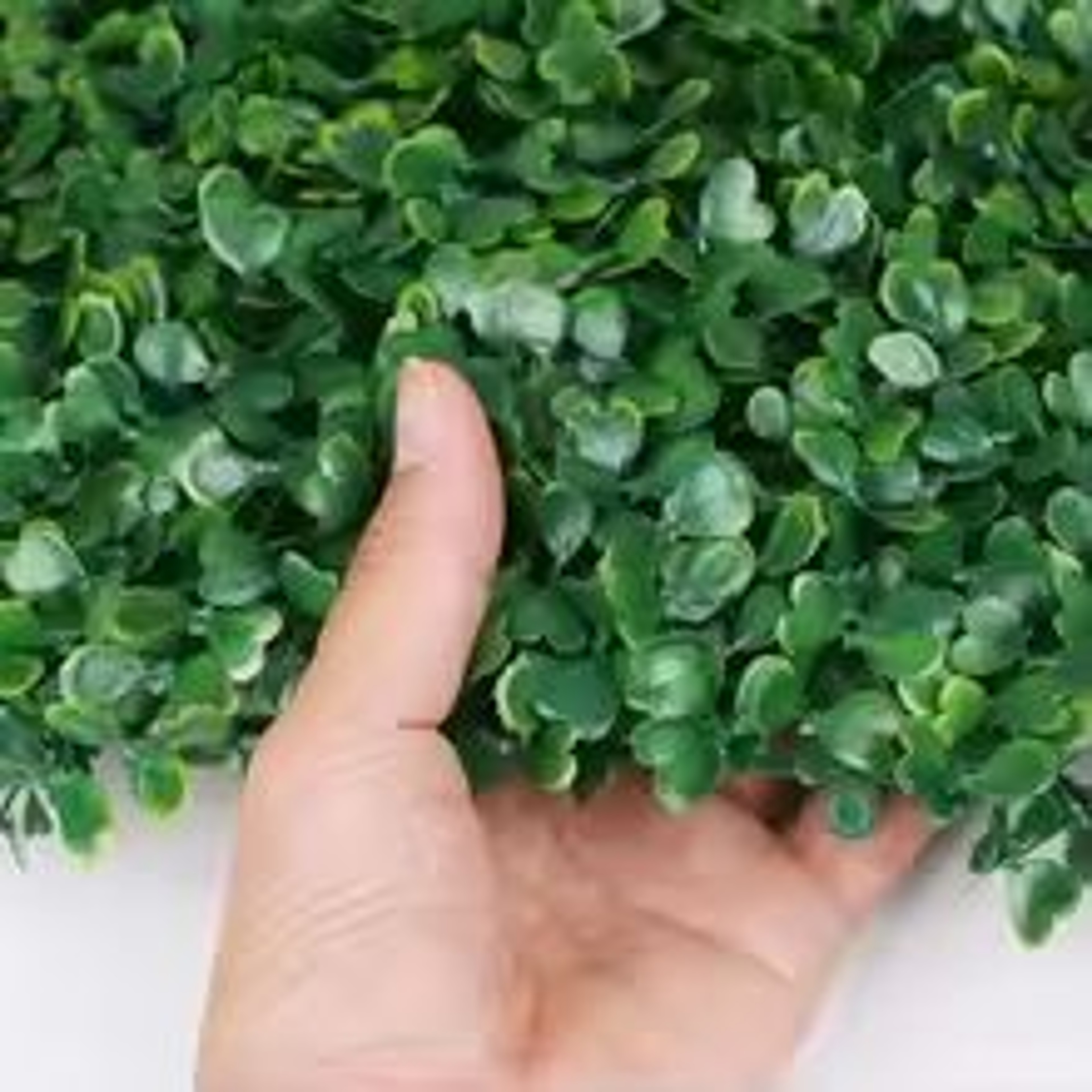 Artificial Greenery Wall Panel Lush Foliage Hedge Decor For Home And Garden 3