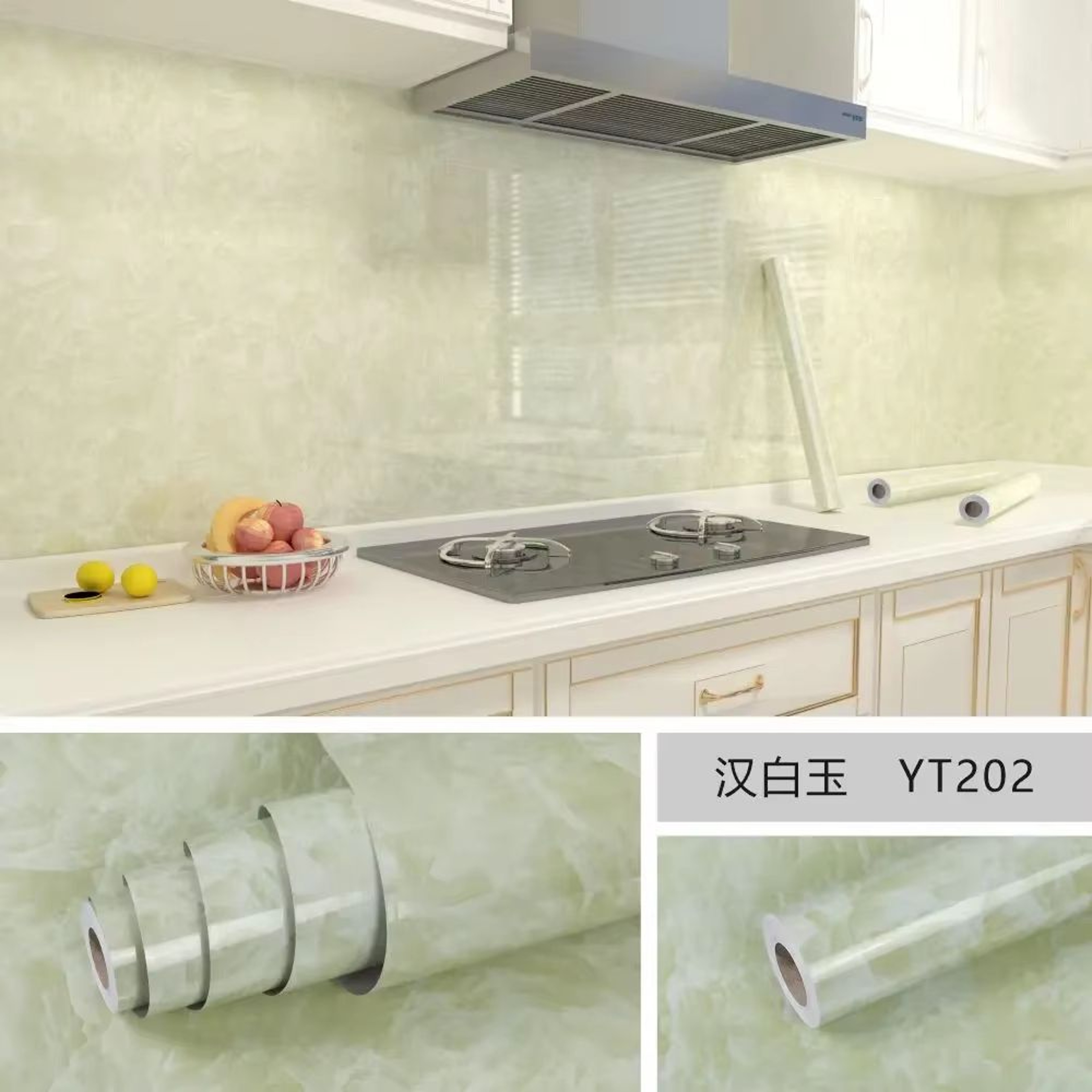 Marble Peel And Stick Wallpaper Waterproof Self Adhesive Kitchen Wall Sticker Roll 14