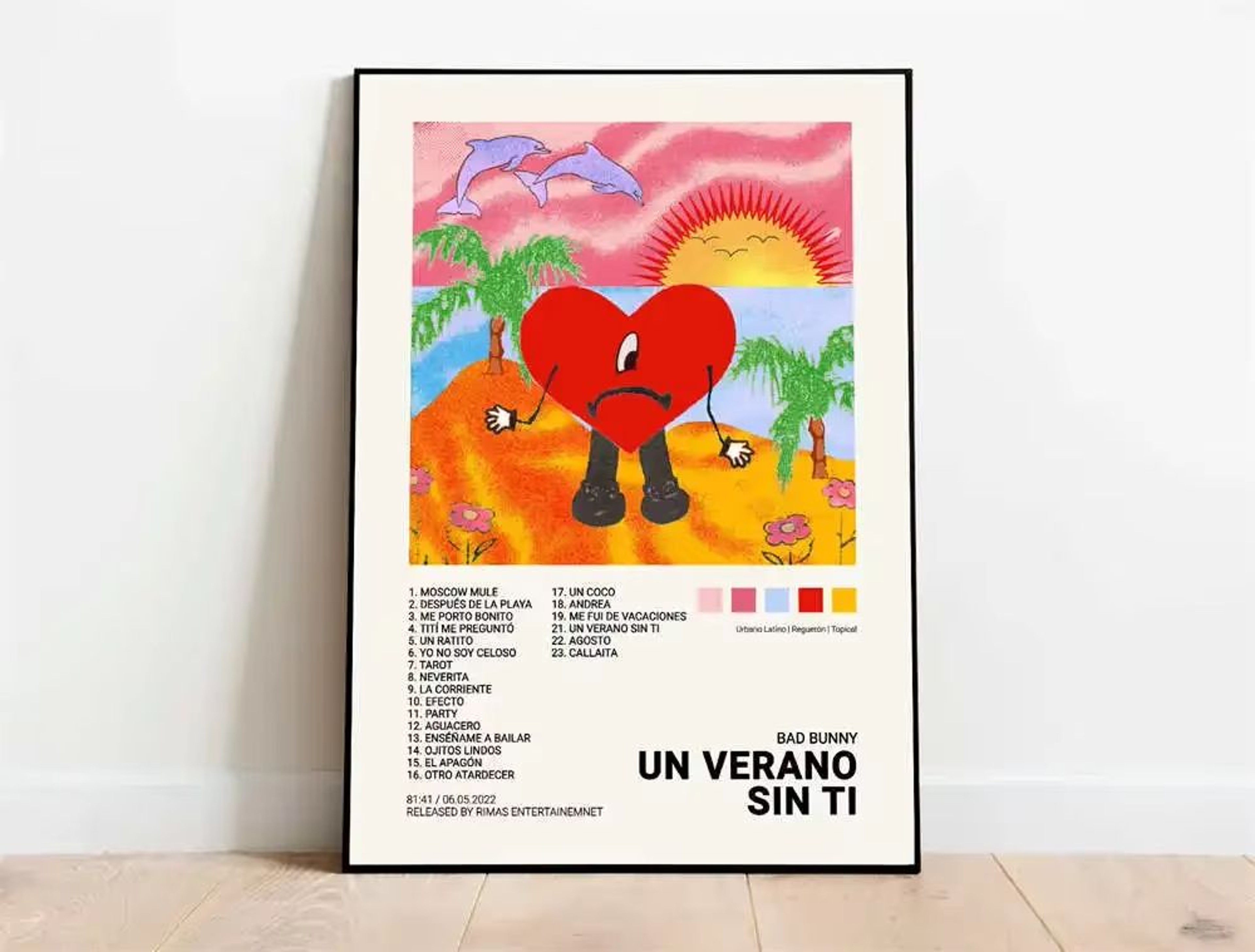 Latin Rapper Album Cover Canvas Poster Wall Art For Aesthetic Room Decor 11