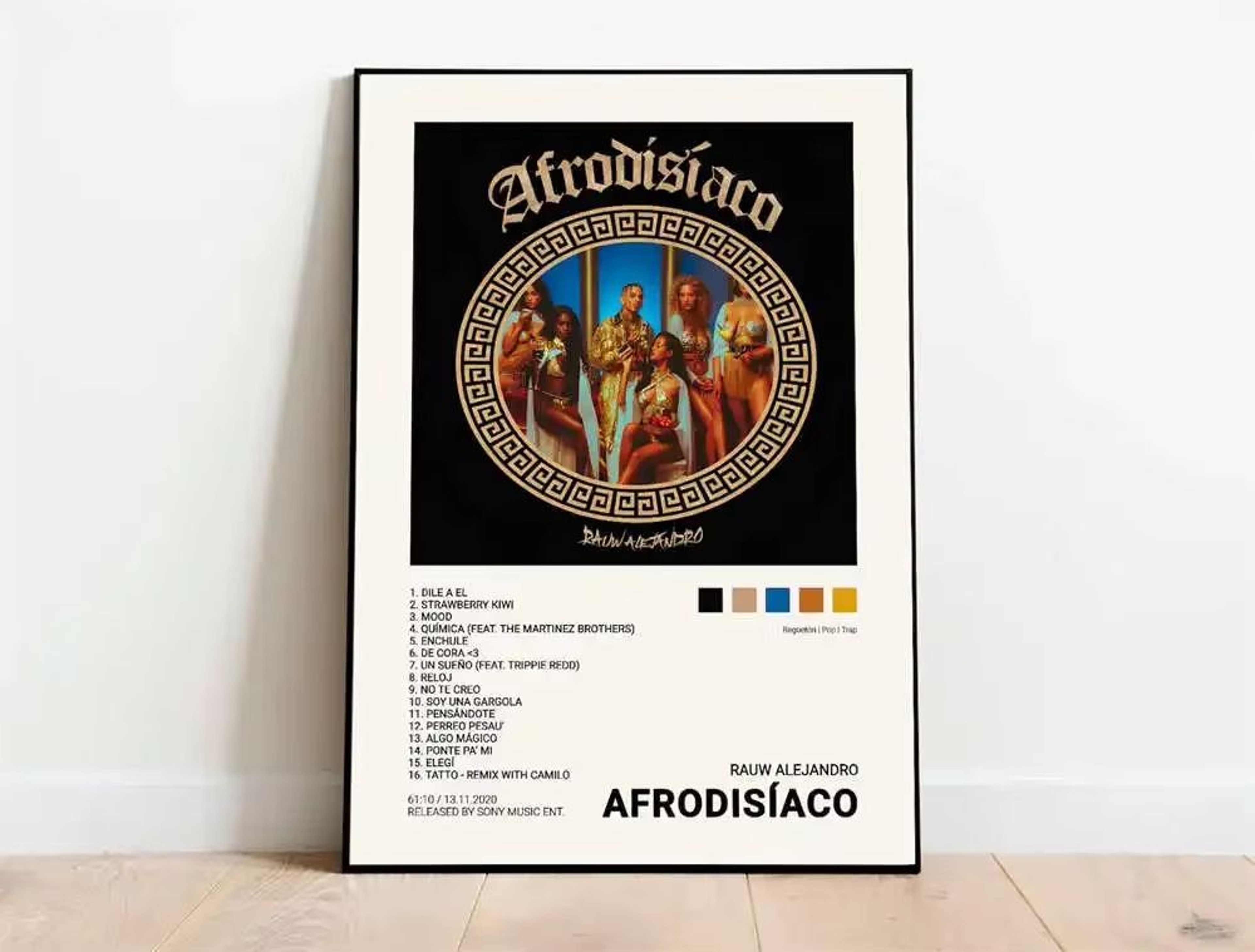 Latin Rapper Album Cover Canvas Poster Wall Art For Aesthetic Room Decor 18