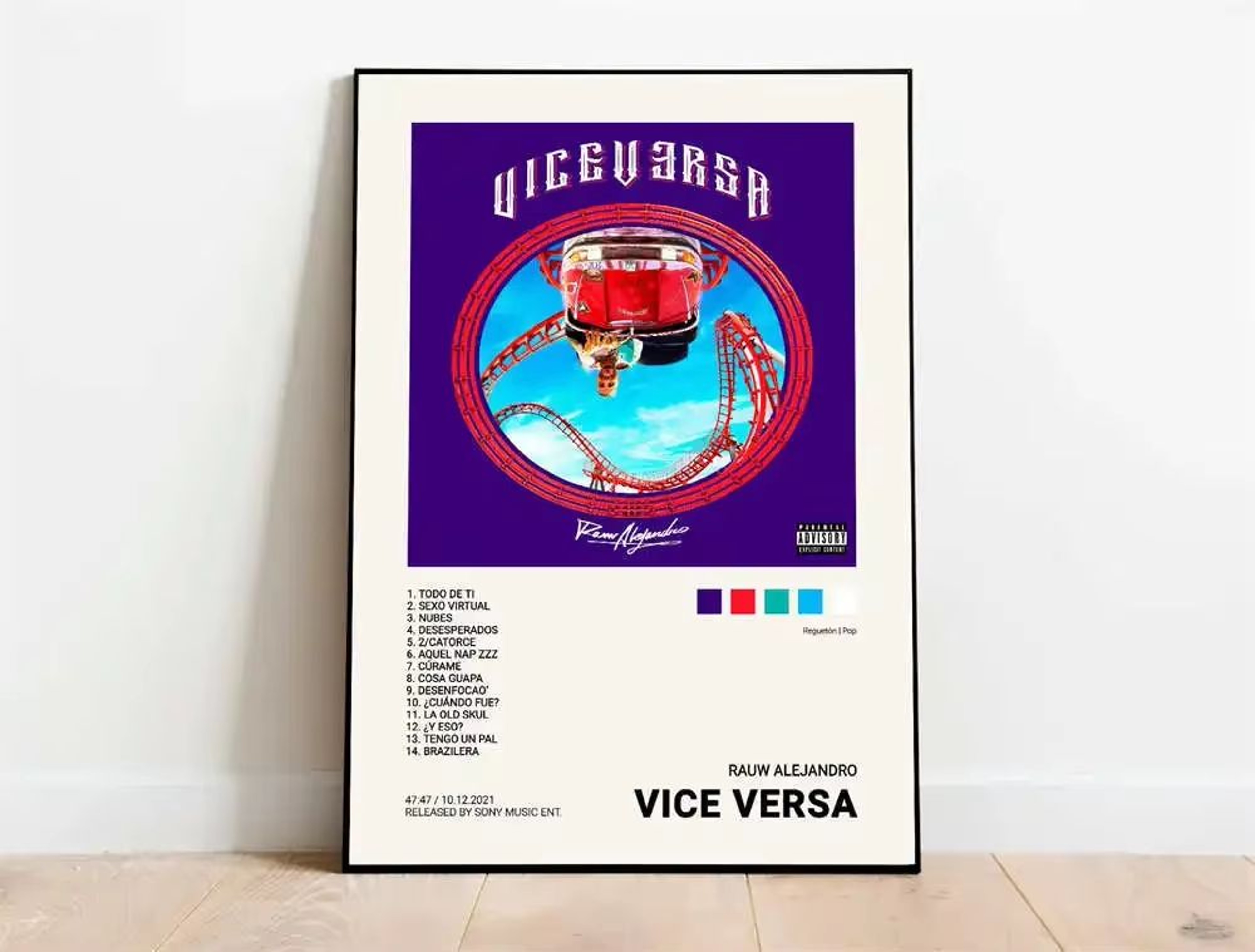 Latin Rapper Album Cover Canvas Poster Wall Art For Aesthetic Room Decor 19