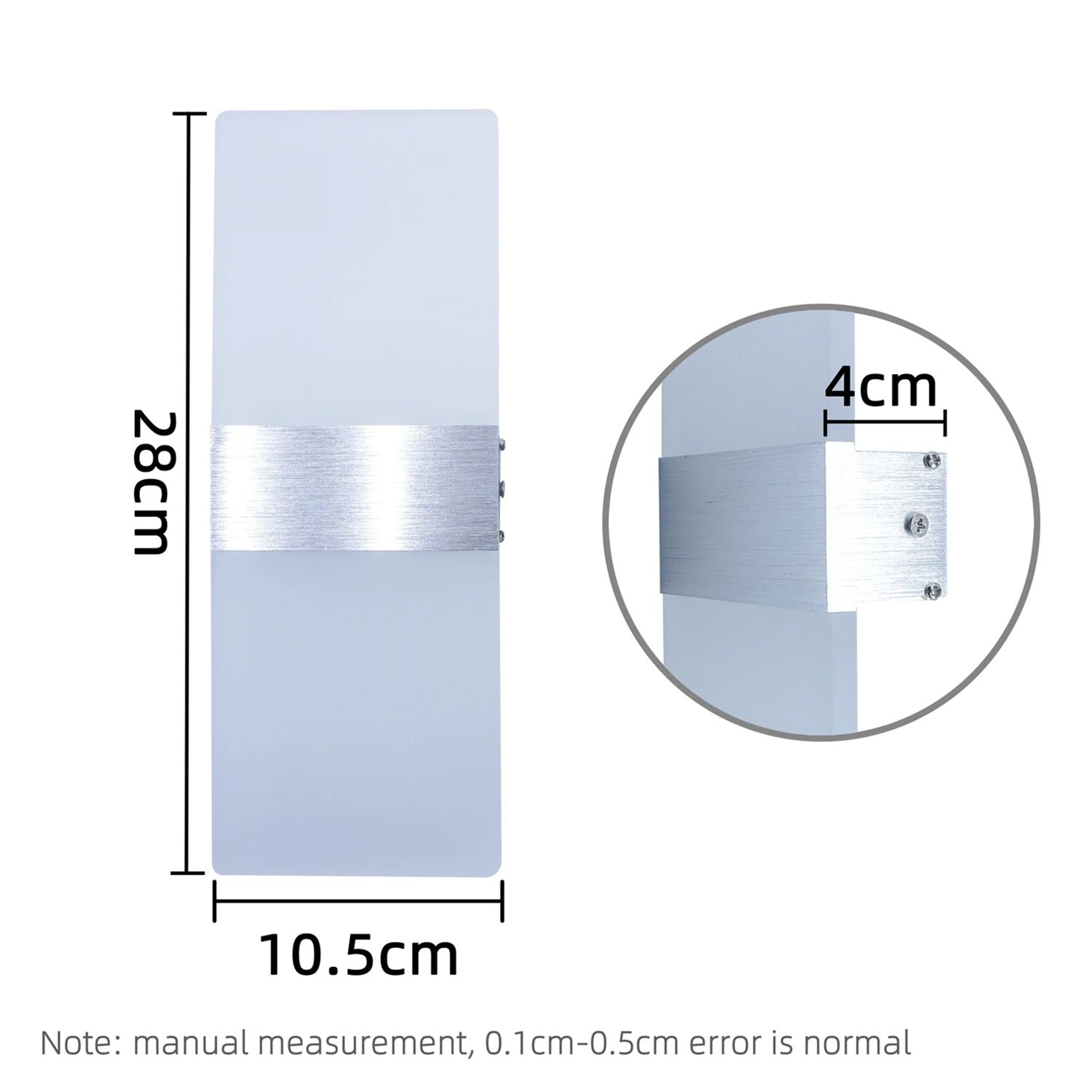 Modern Minimalist LED Wall Sconce Light For Bedroom And Living Room 4