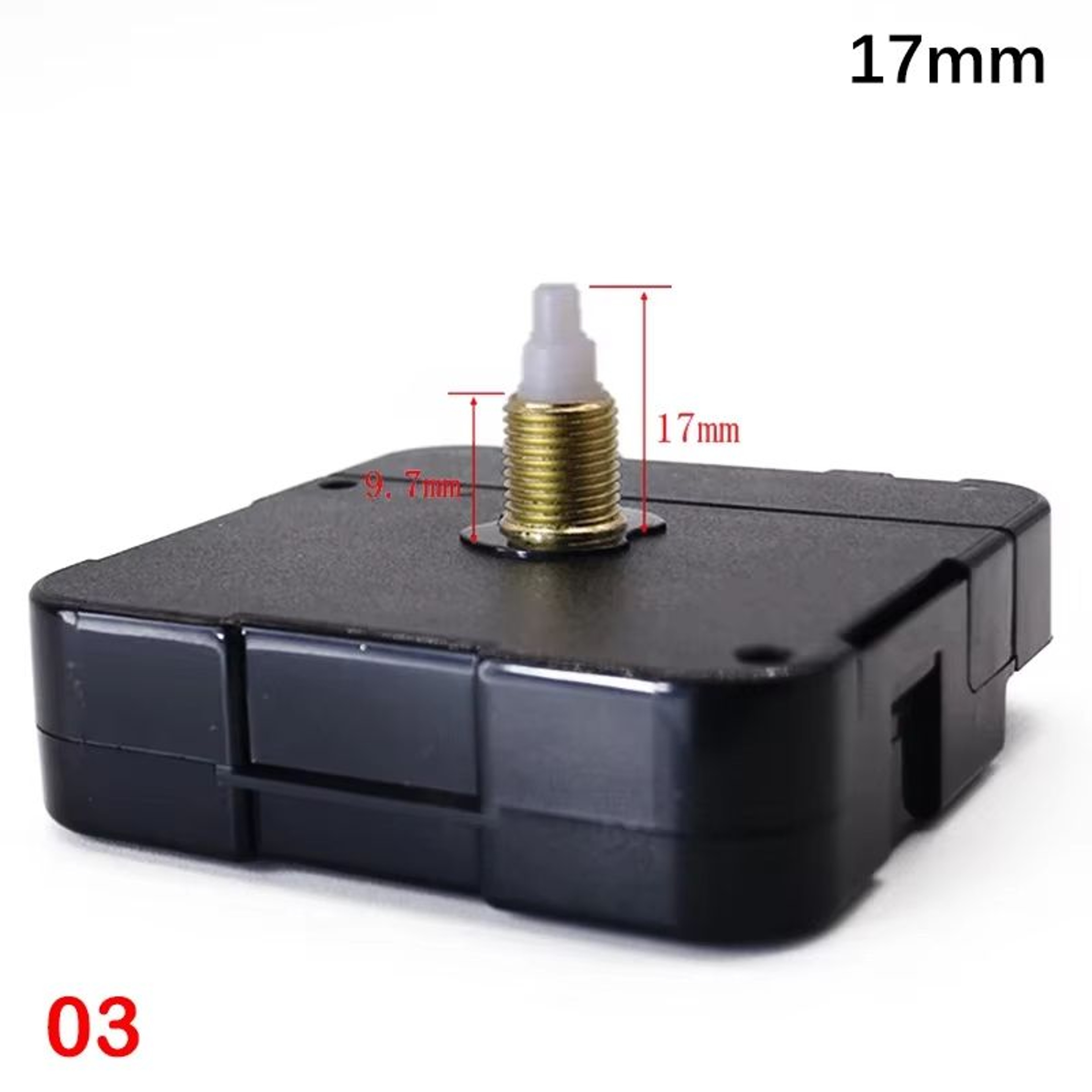 Silent Quartz Wall Clock Movement Kit With Long Shaft DIY Repair Mechanism 10
