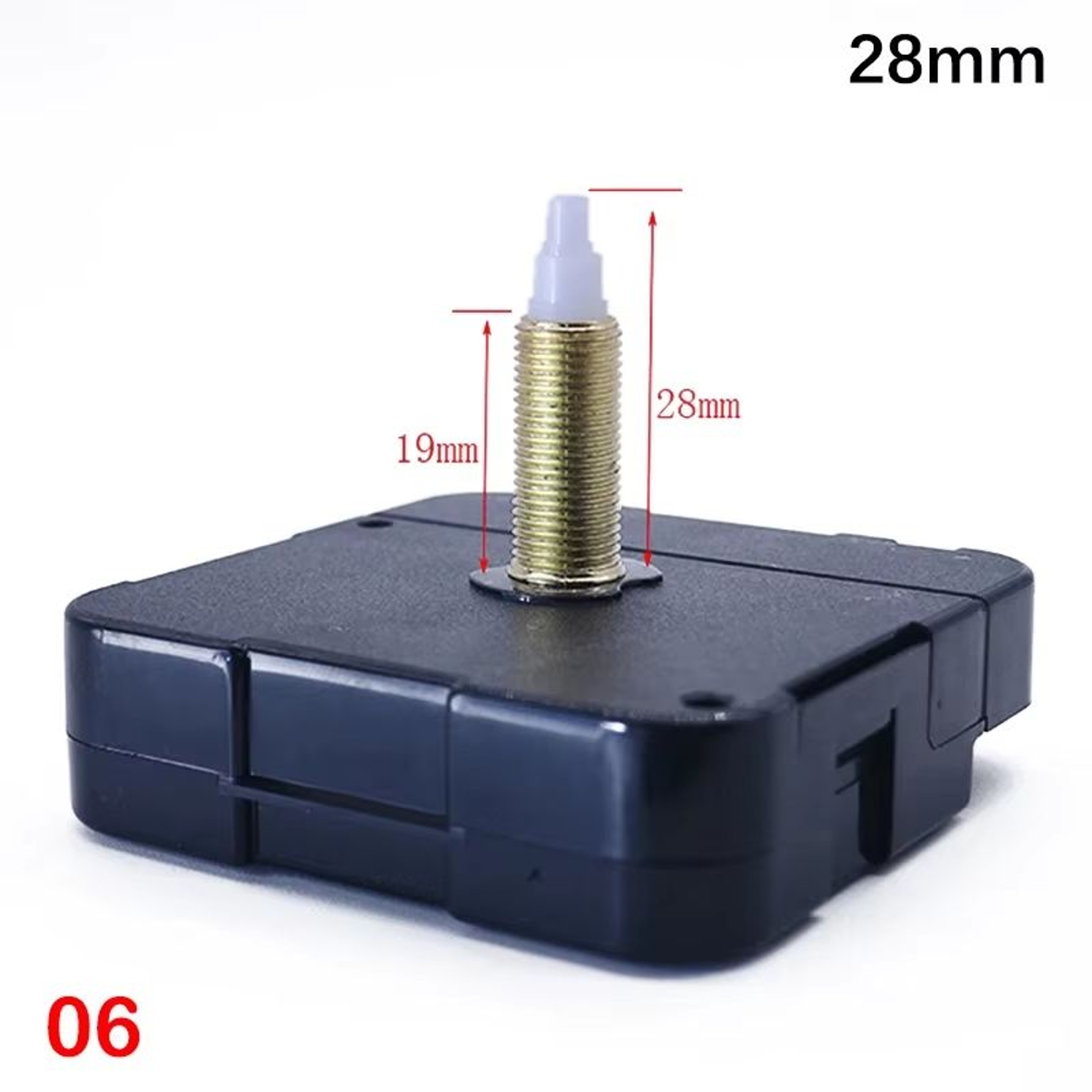 Silent Quartz Wall Clock Movement Kit With Long Shaft DIY Repair Mechanism 11