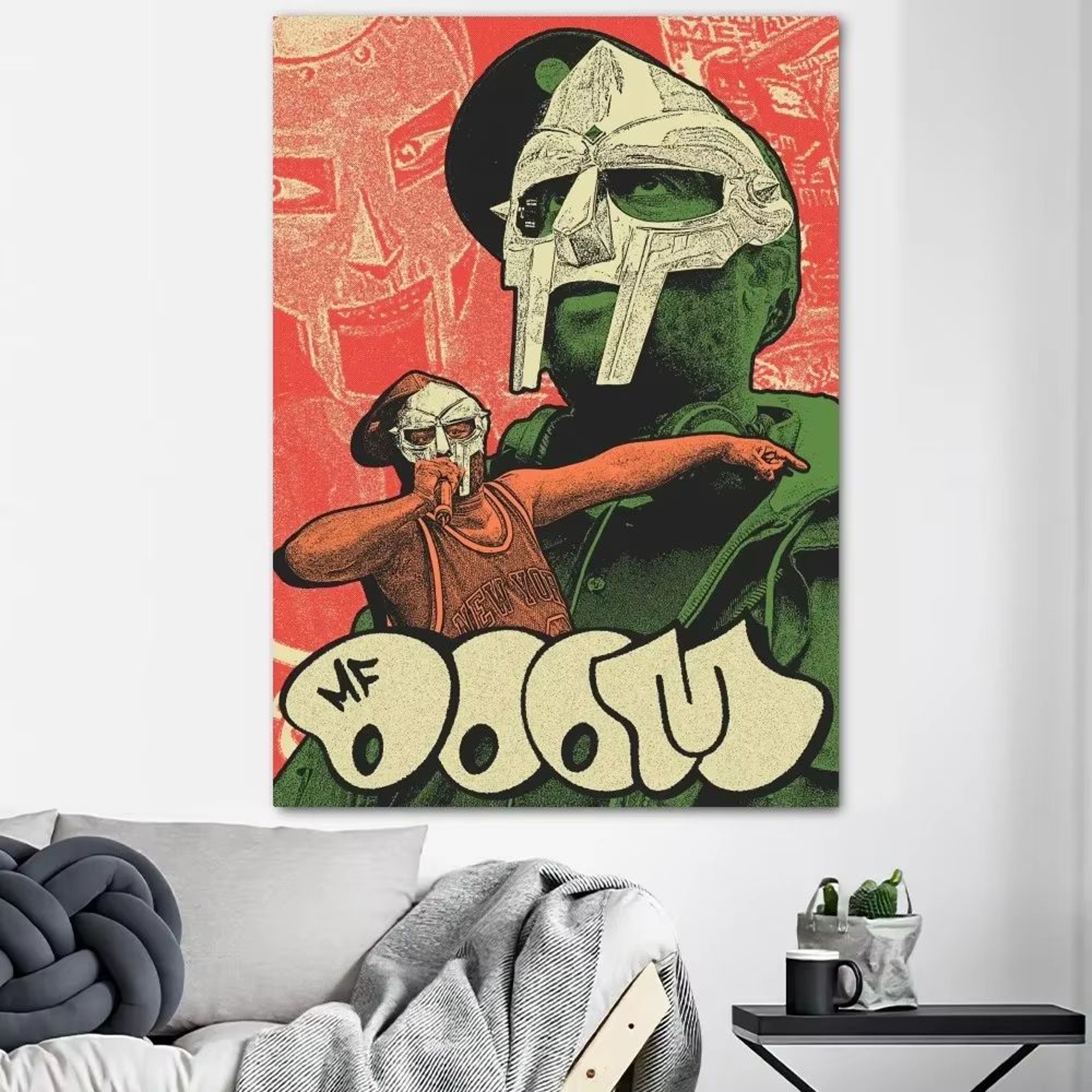 MF DOOM Album Cover Canvas Wall Art Poster For Music Lovers Room Decor 6