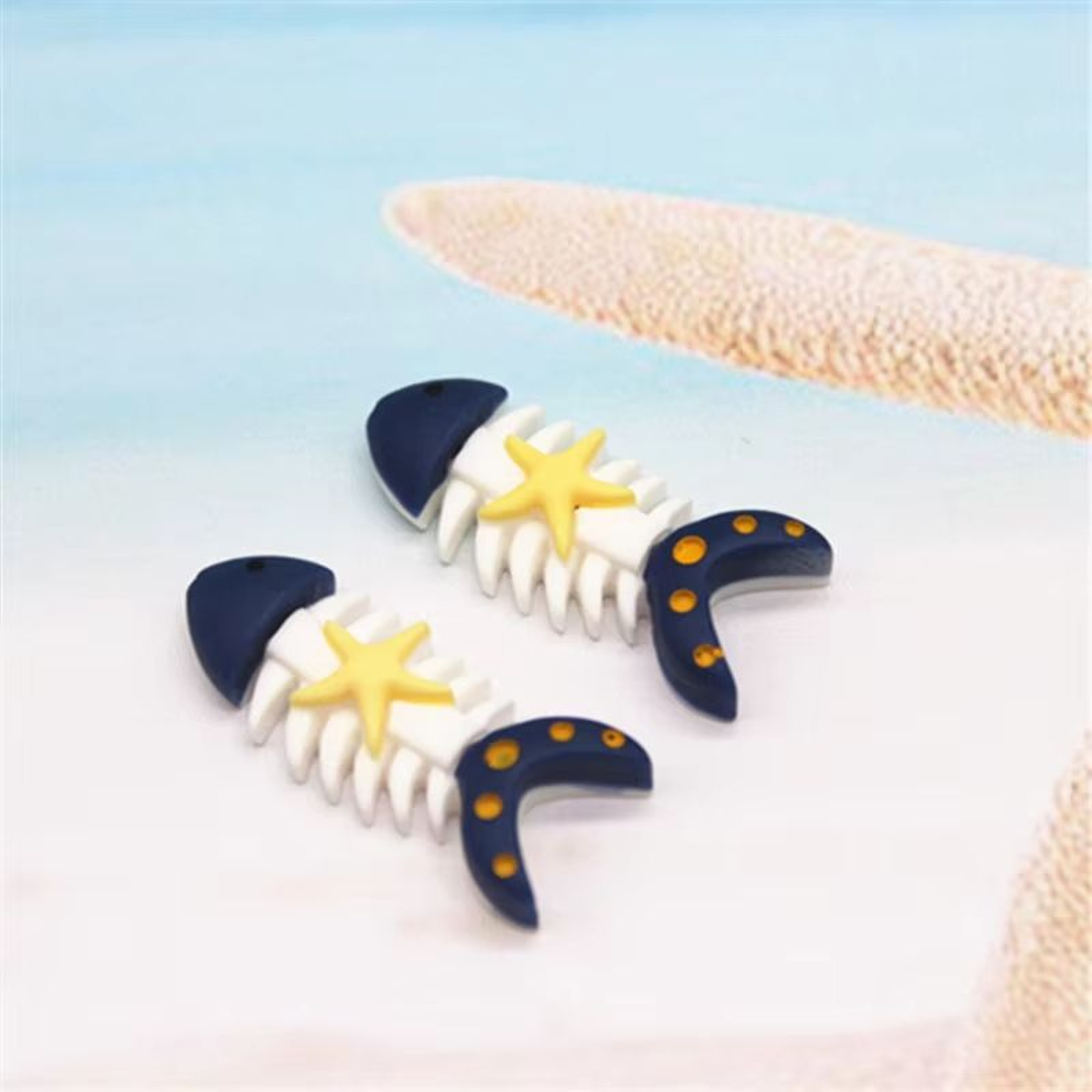 Mini Resin Beach Charms Set Nautical Flatback DIY Craft Decorations 1020pcs 21