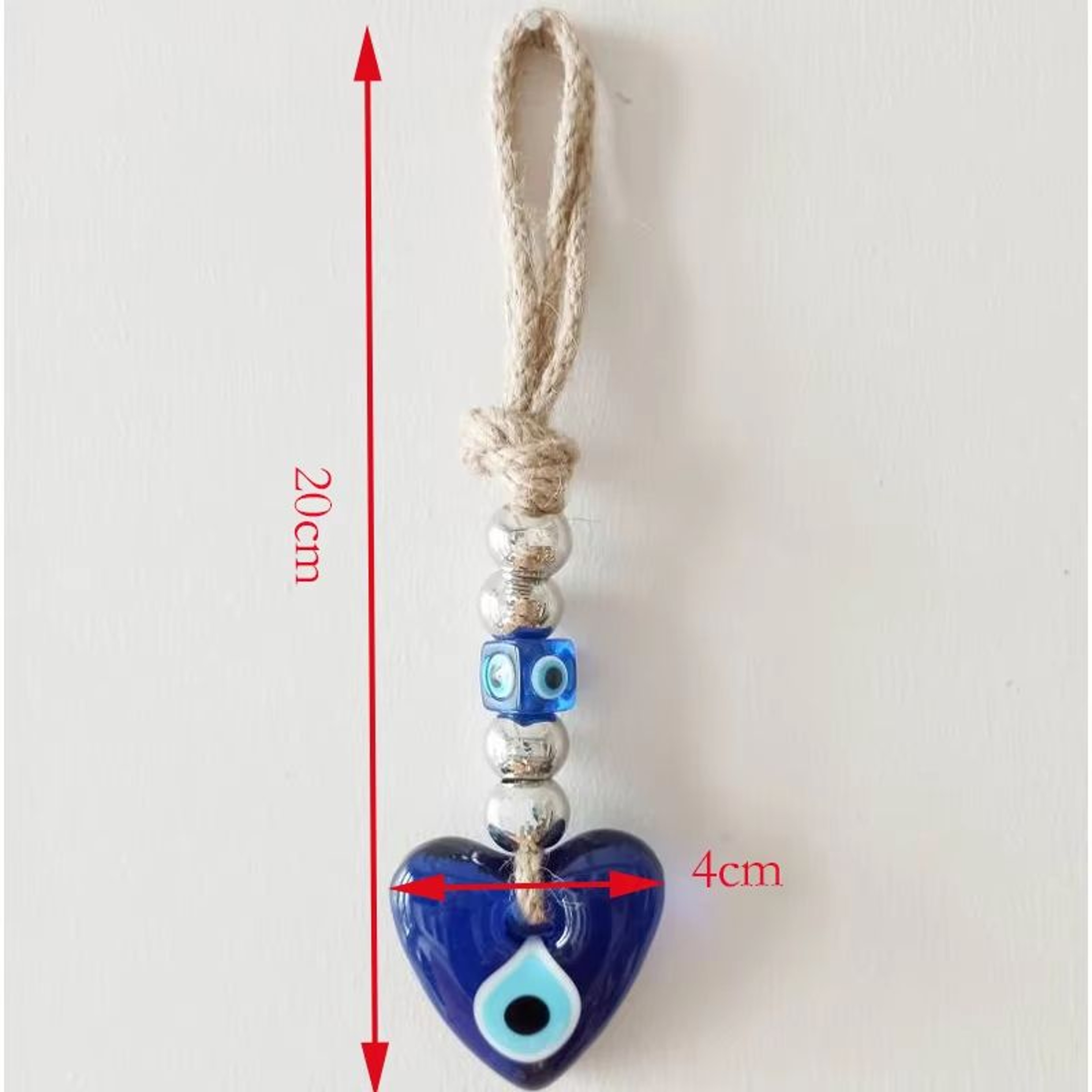 Boho Evil Eye Macrame Wall Hanging Nazar Protection Decor For Home And Car 11