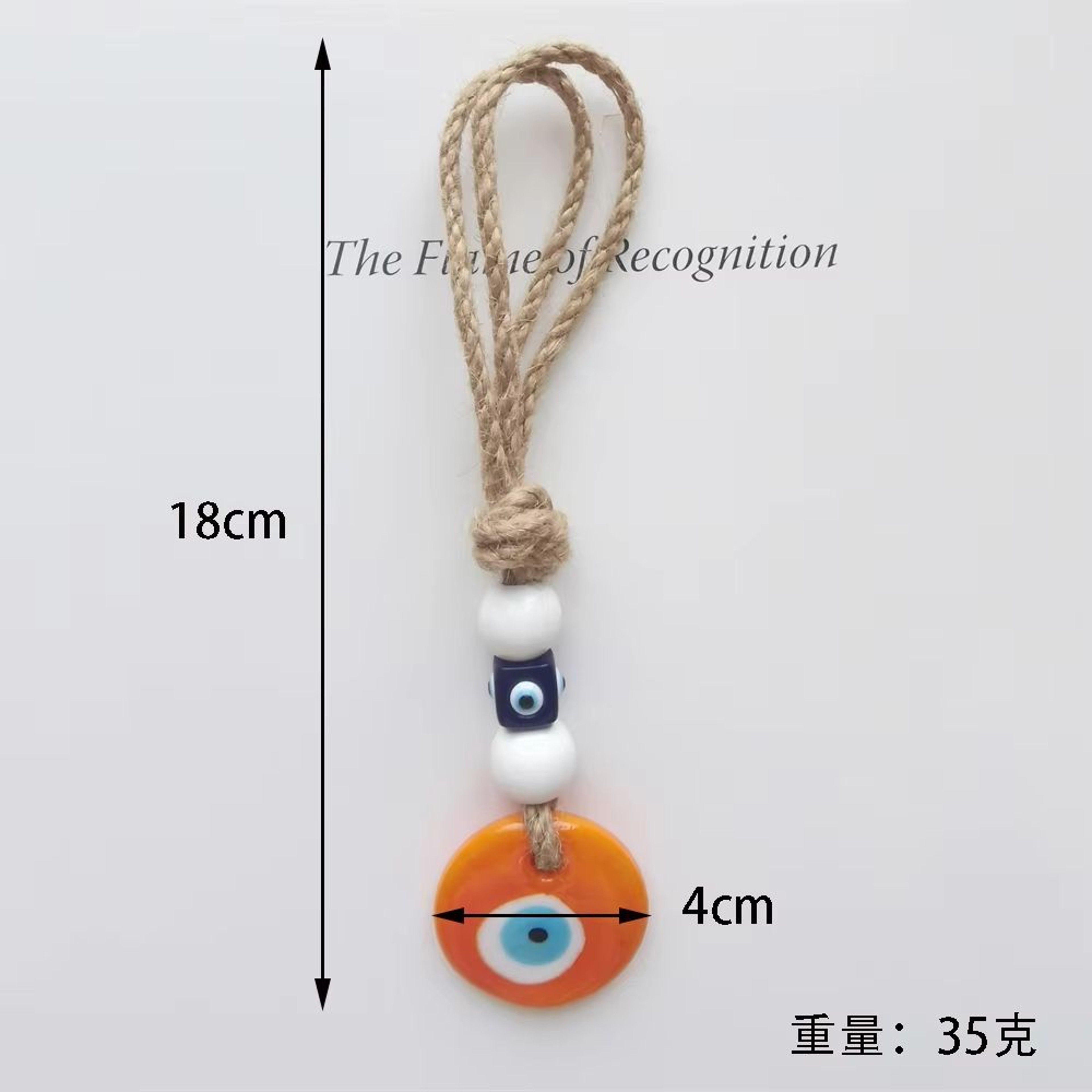 Colorful Turkish Evil Eye Glass Wall Hanging With Multicolor Beads For Home Protection 26