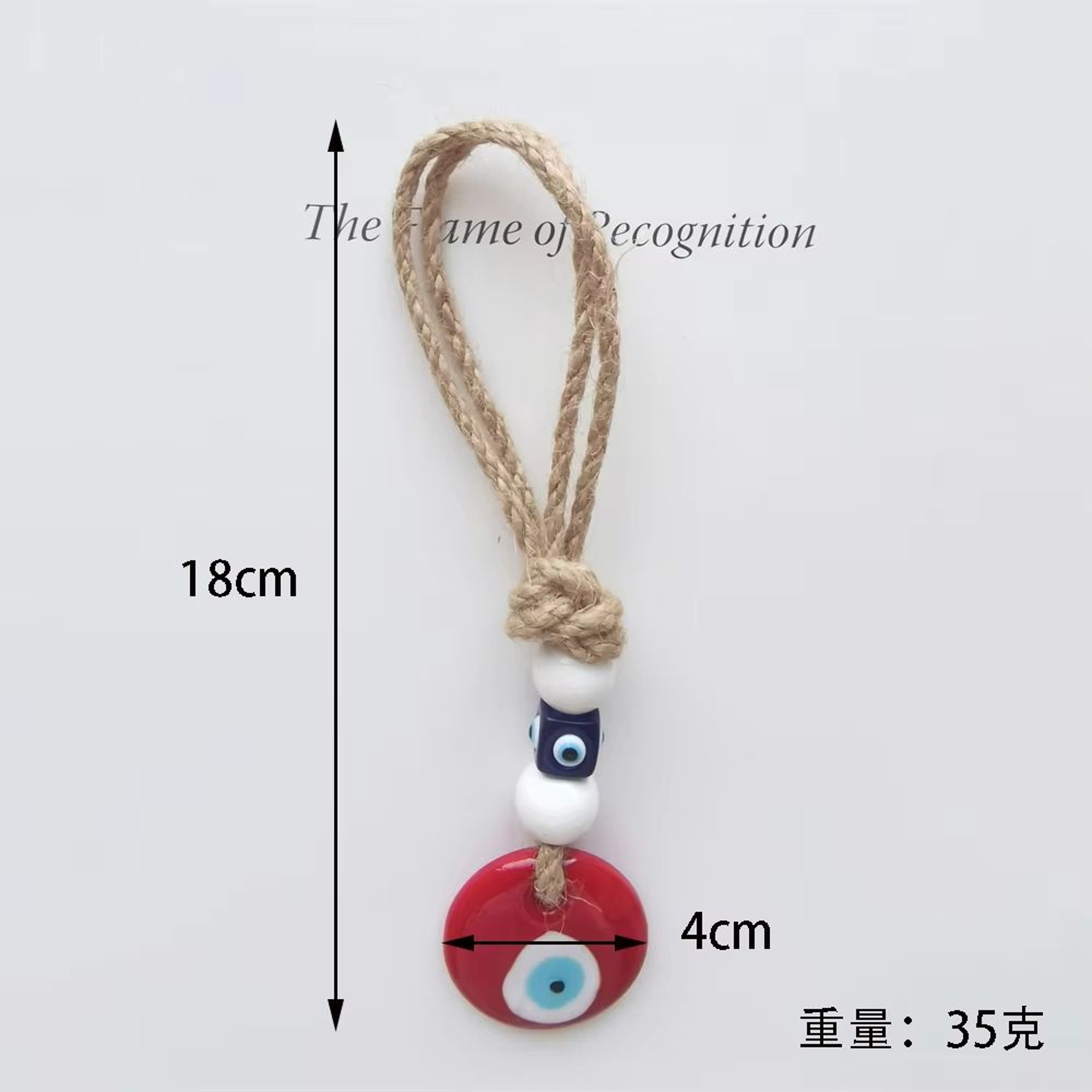 Colorful Turkish Evil Eye Glass Wall Hanging With Multicolor Beads For Home Protection 27