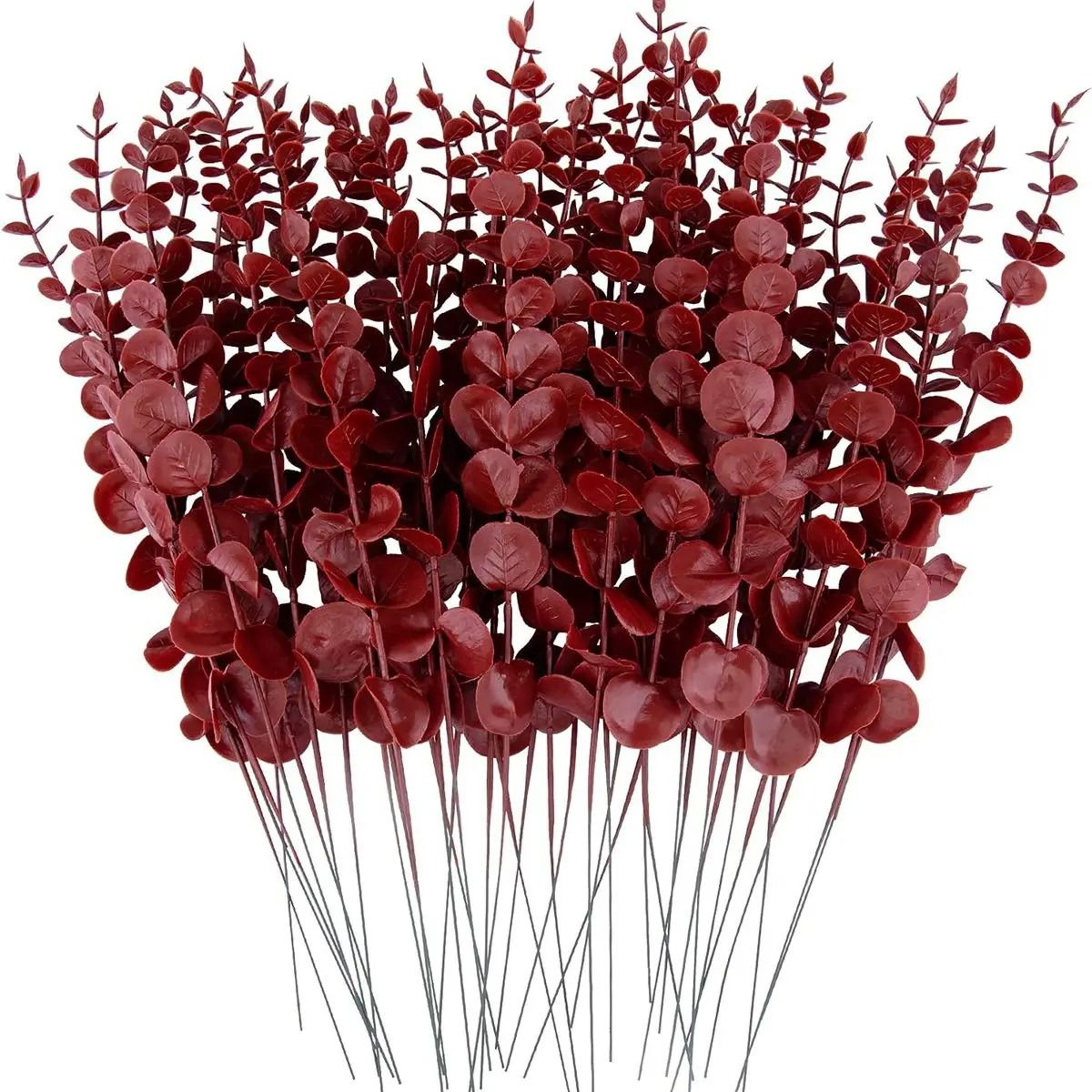 Bulk Artificial Eucalyptus Leaves Set 10100PCS Faux Greenery For DIY Decor  Wedding Styling 9