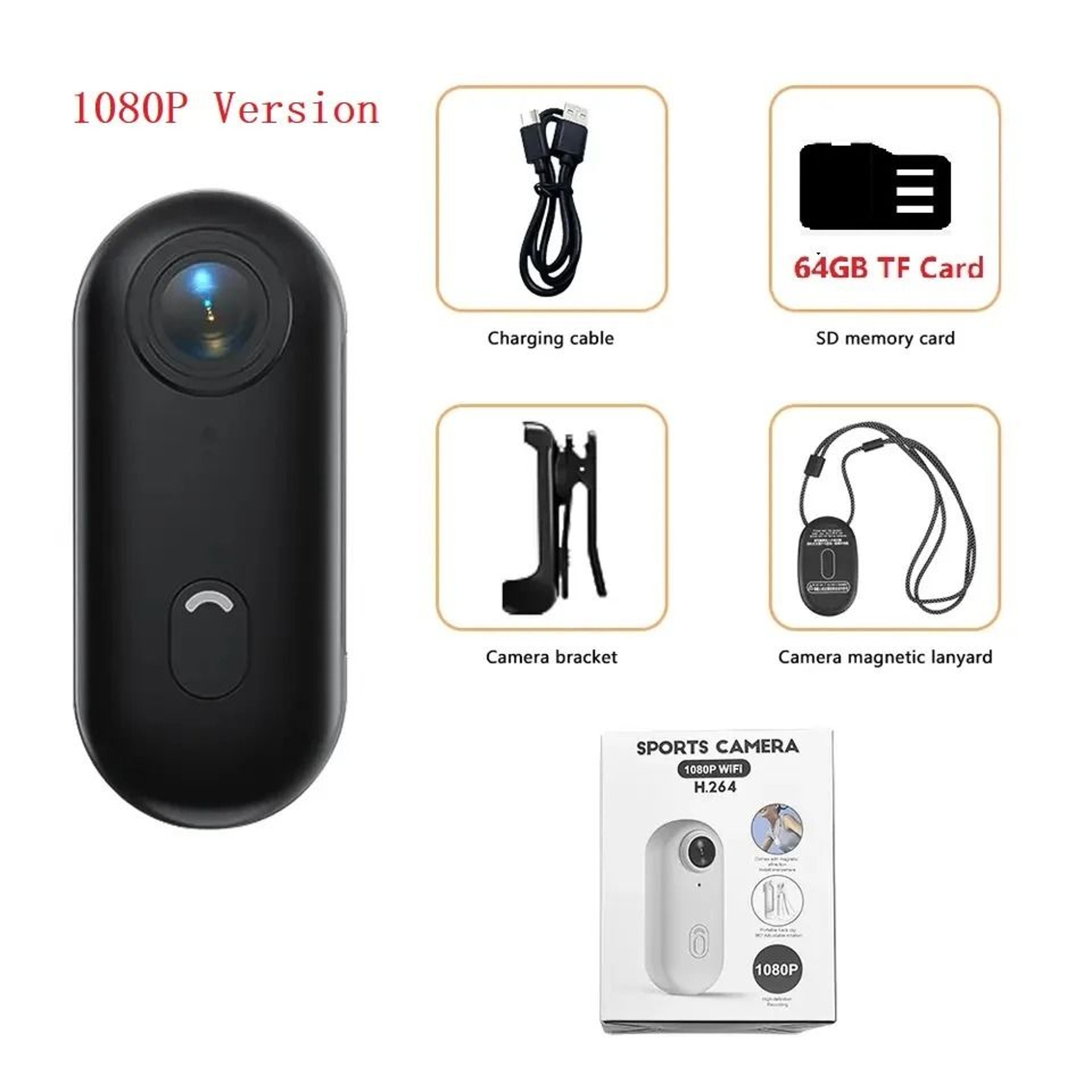 4K Mini Thumb Action Camera With Stabilization Waterproof Sports Cam 10