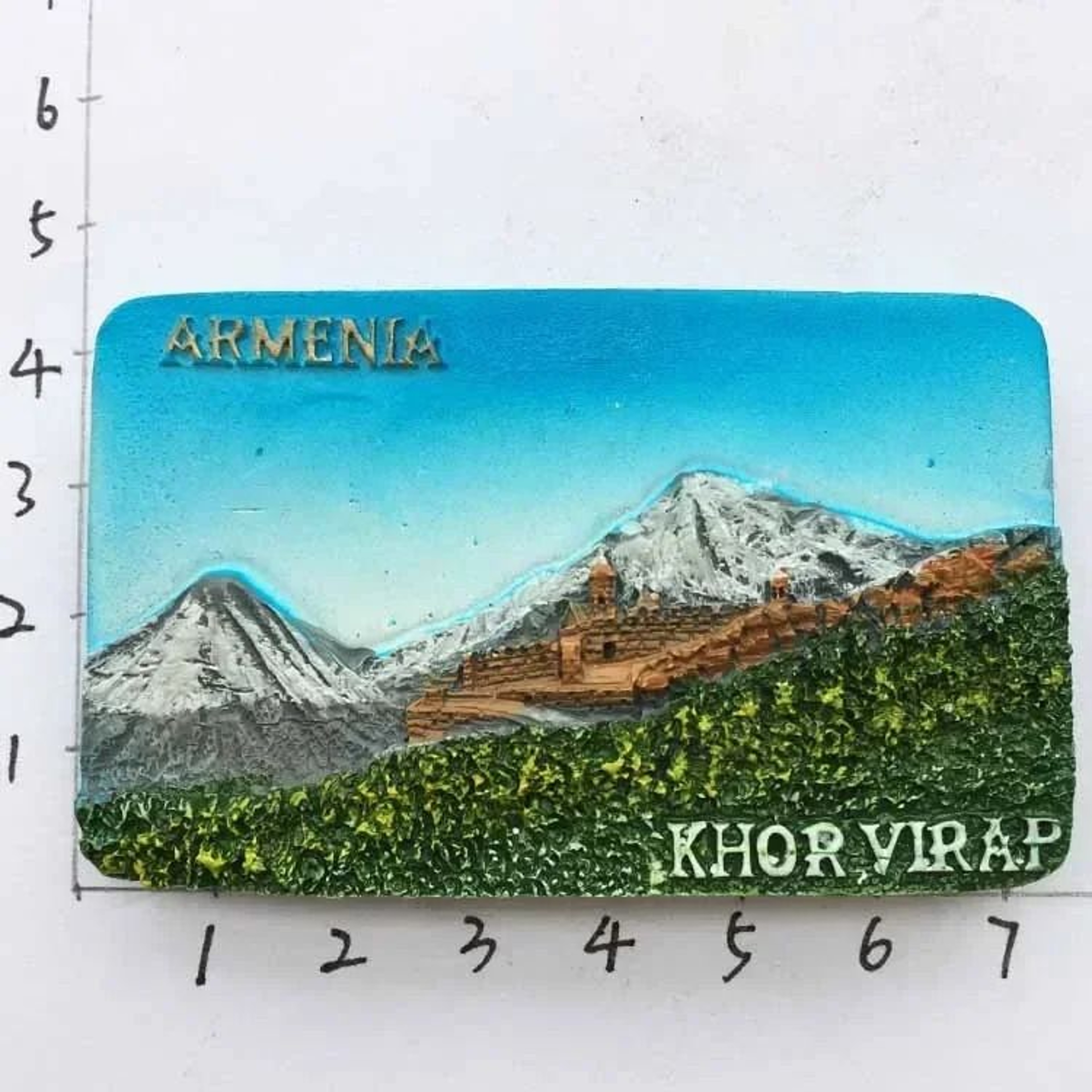 Azerbaijan Baku 3D Resin Fridge Magnet Travel Souvenir Collectible 9