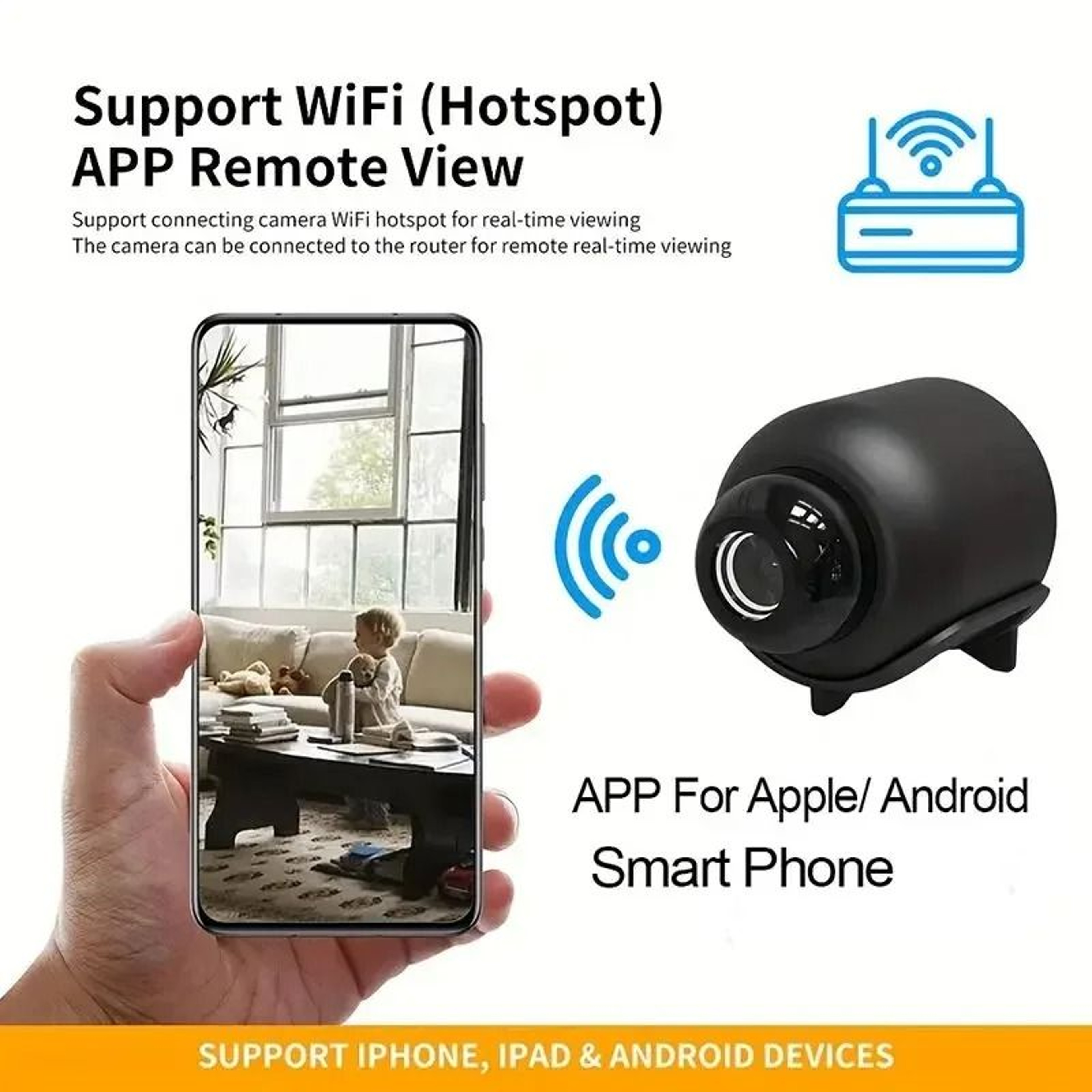 1080P Mini WiFi Security Camera Smart Surveillance Cam With Night Vision 5