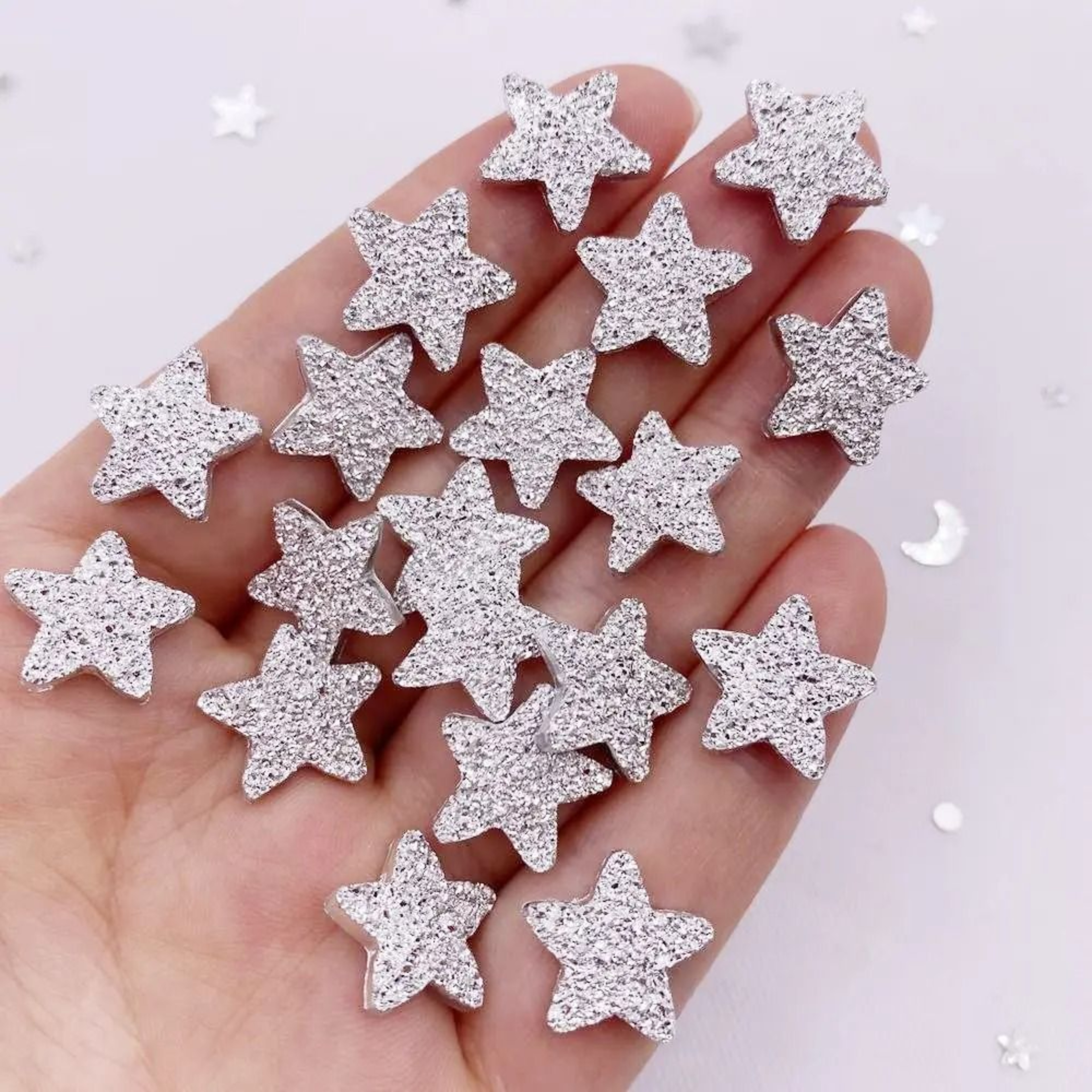 50PCS 14mm Star Resin Rhinestones For DIY Crafts Scrapbooking  Decor 3
