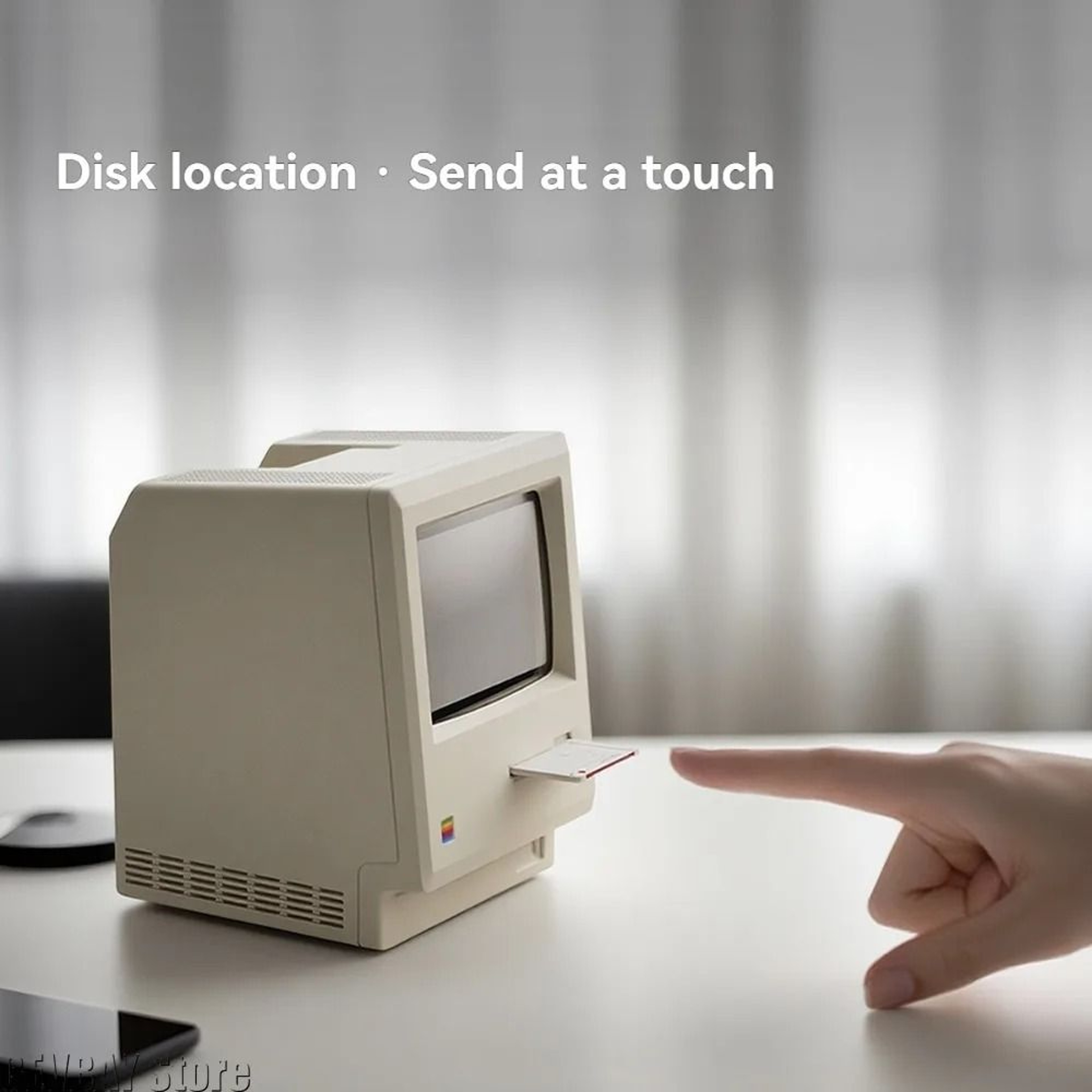 Retro Mac Style Alarm Clock Nostalgic Desk Clock For Students And Office 2