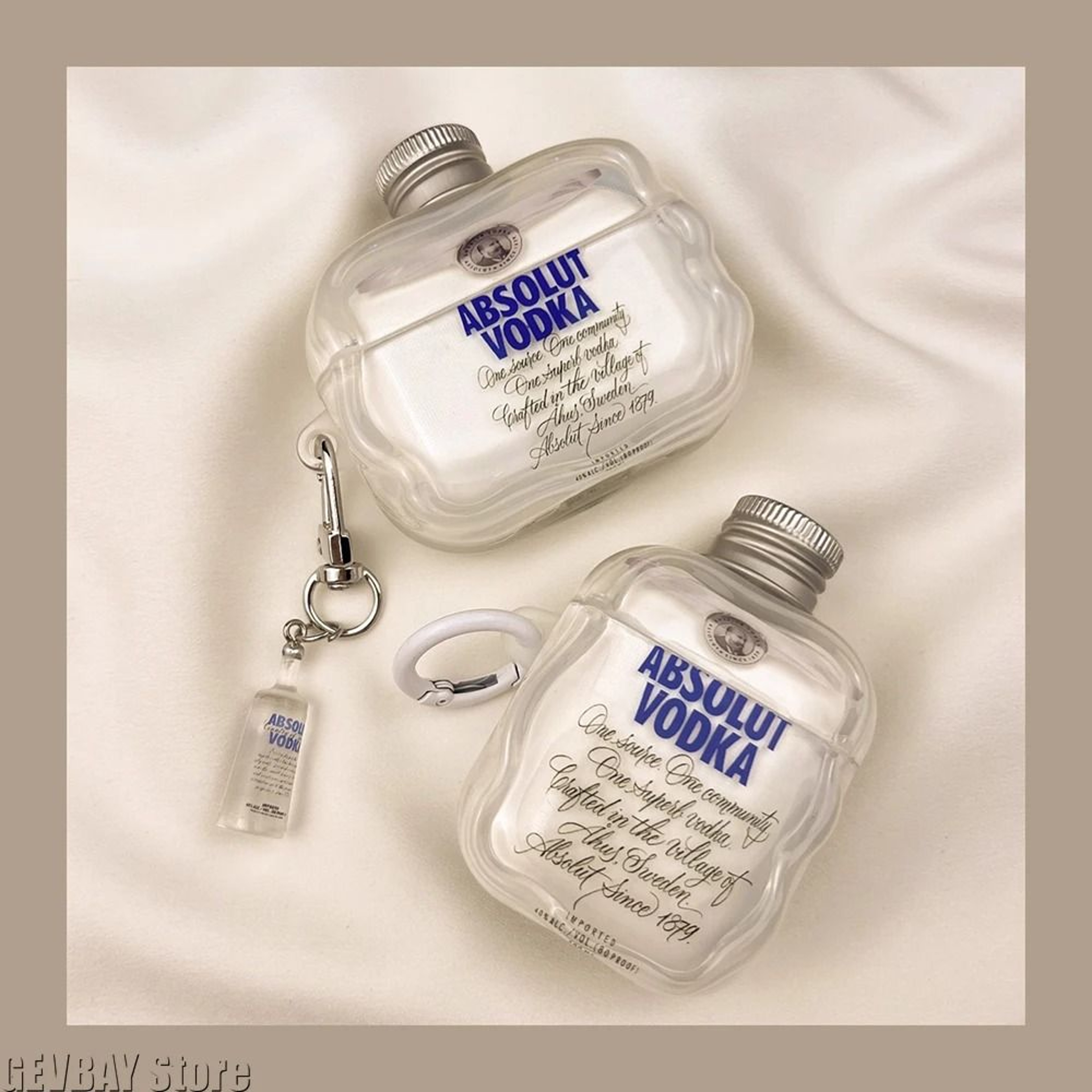 Vodka Bottle AirPods 4 Case  Creative 3D Silicone Cover For AirPods Pro 2  3 1